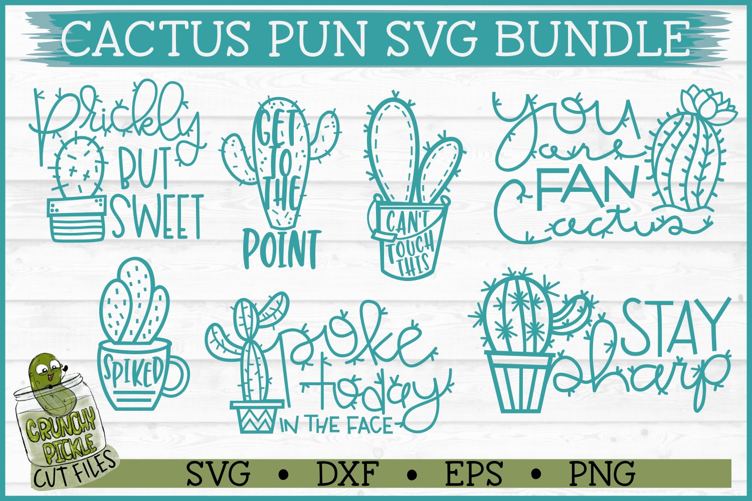 Cactus Puns SVG Bundle