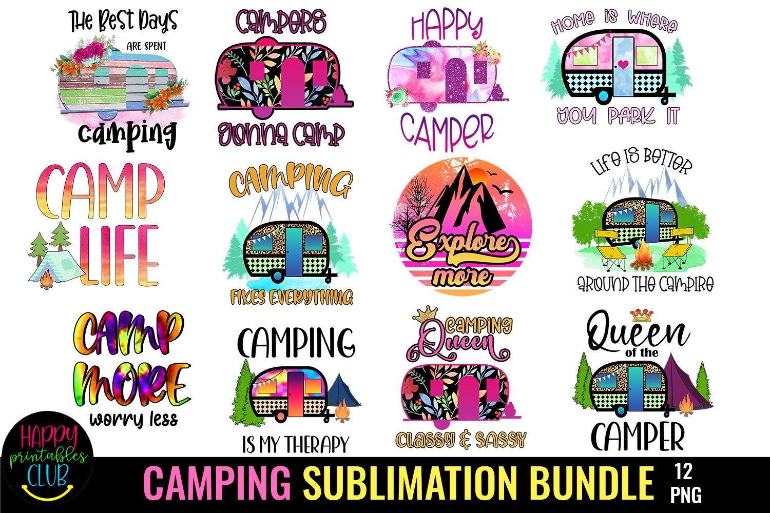 Camping Sublimation Bundle I Sublimation Bundle Camping Camping Sublimation Bundle I Sublimation Bundle Camping