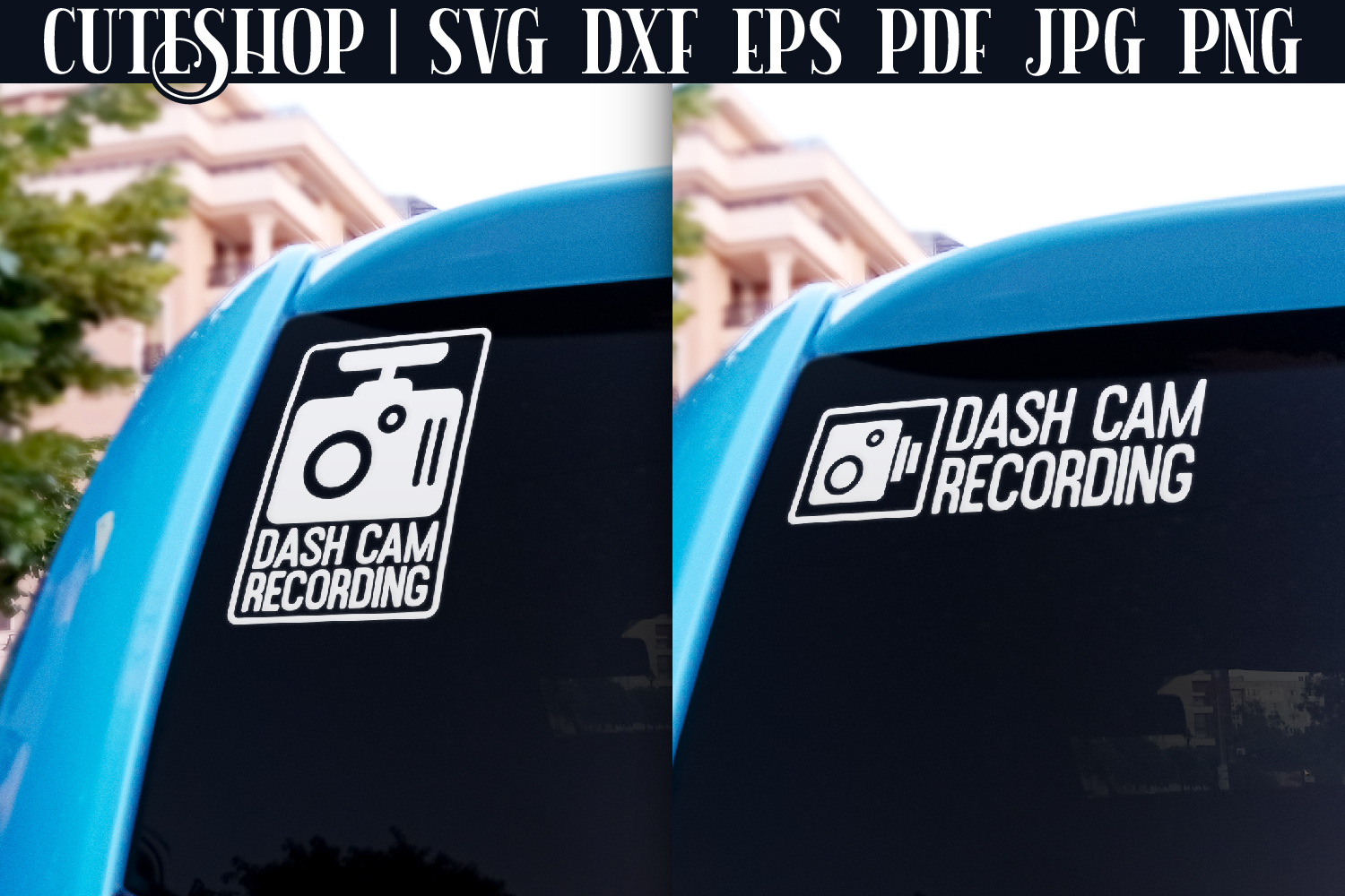 Car Window Sticker Recorder Logo: Boost Brand Visibility Instantly