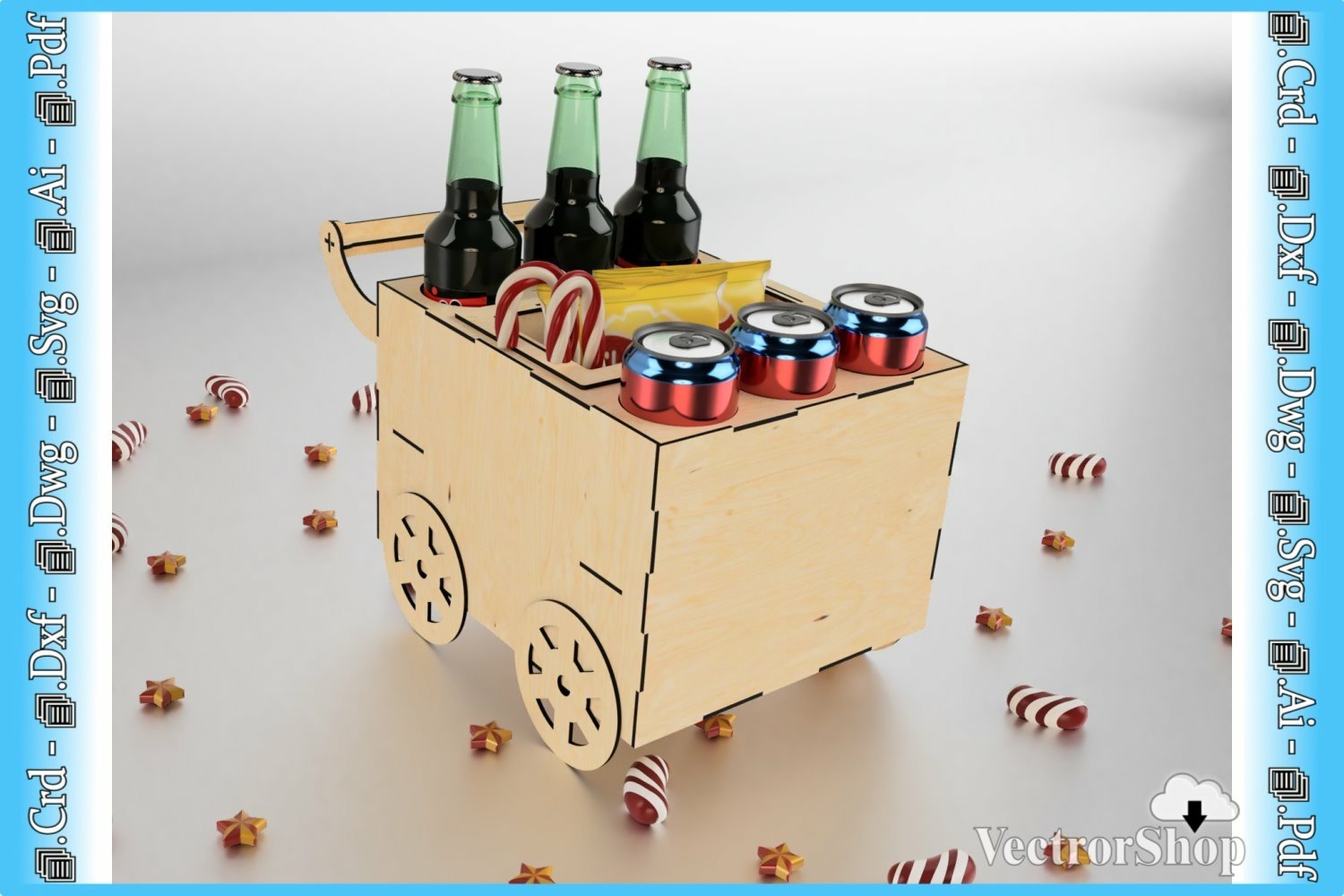 Chopper Cart for Dad - Original and Fun Gift - (4085141)