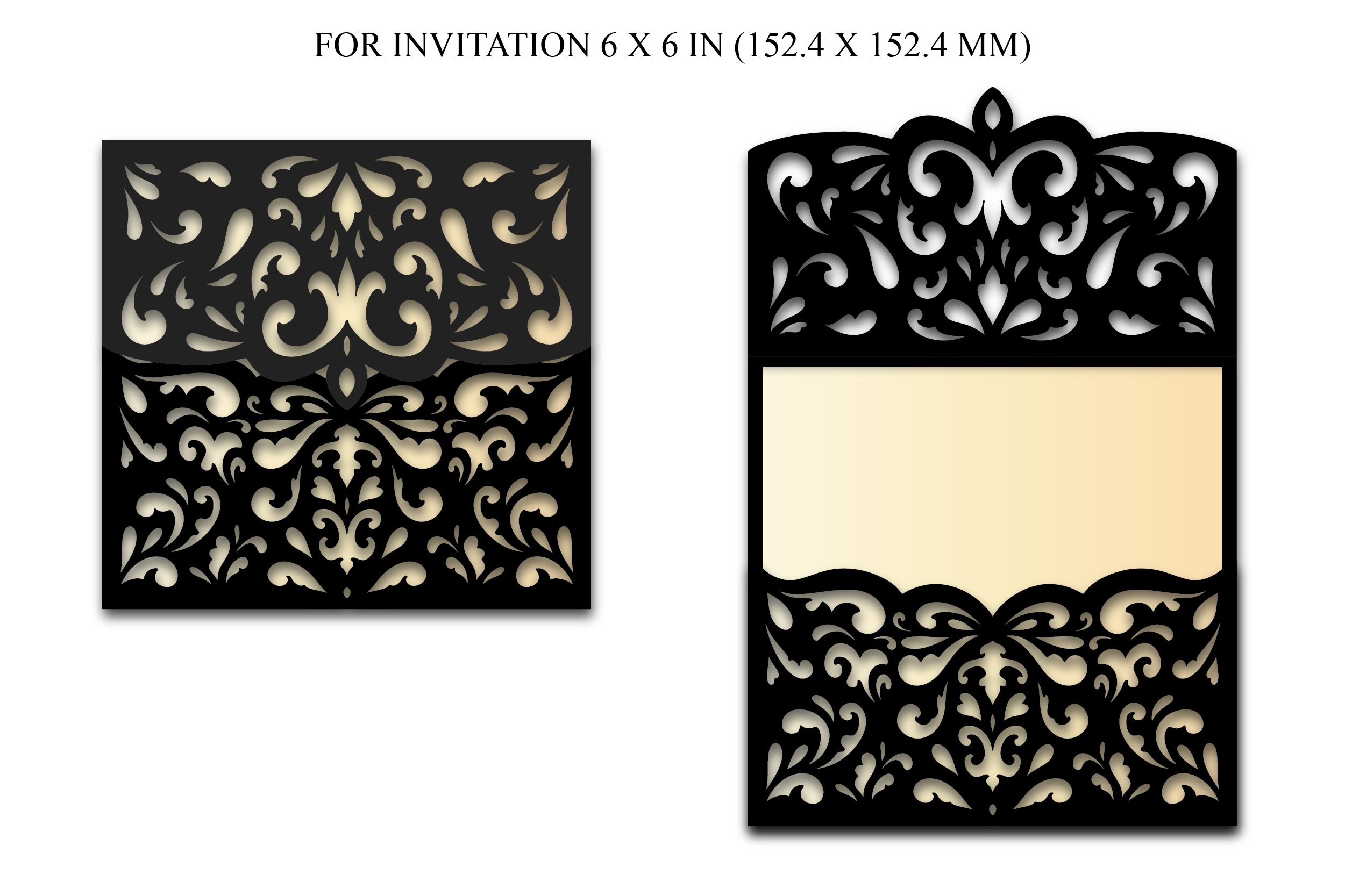 Big Bundle Laser Cut Envelope Template for Cards (1147191) Paper Cutting Design Bundles