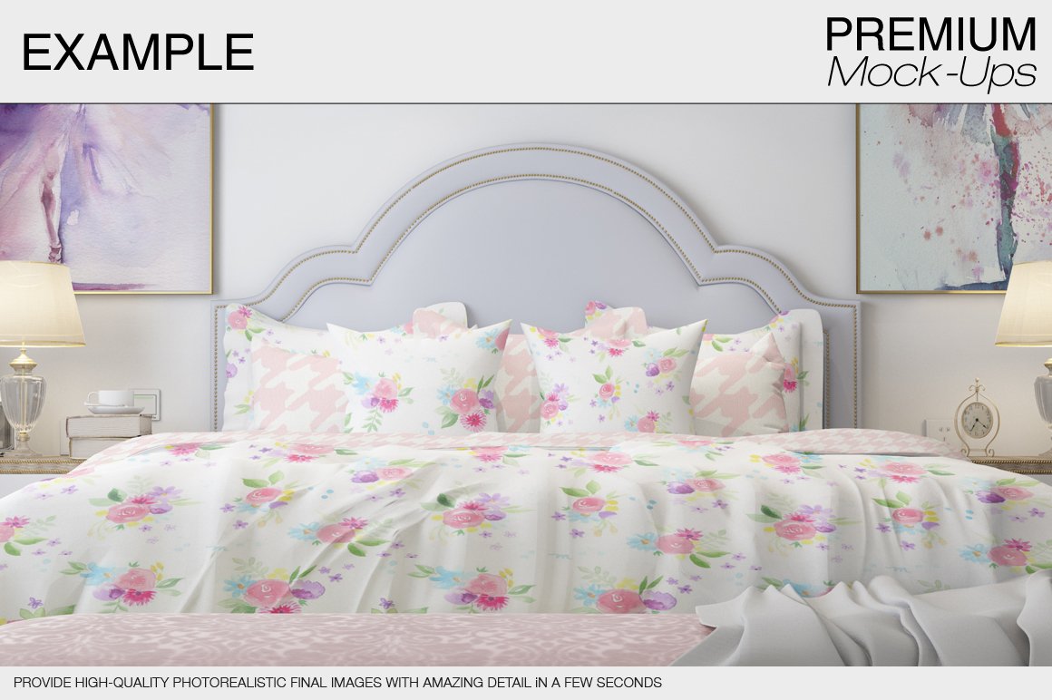 Bedding Mockup Set example image 22