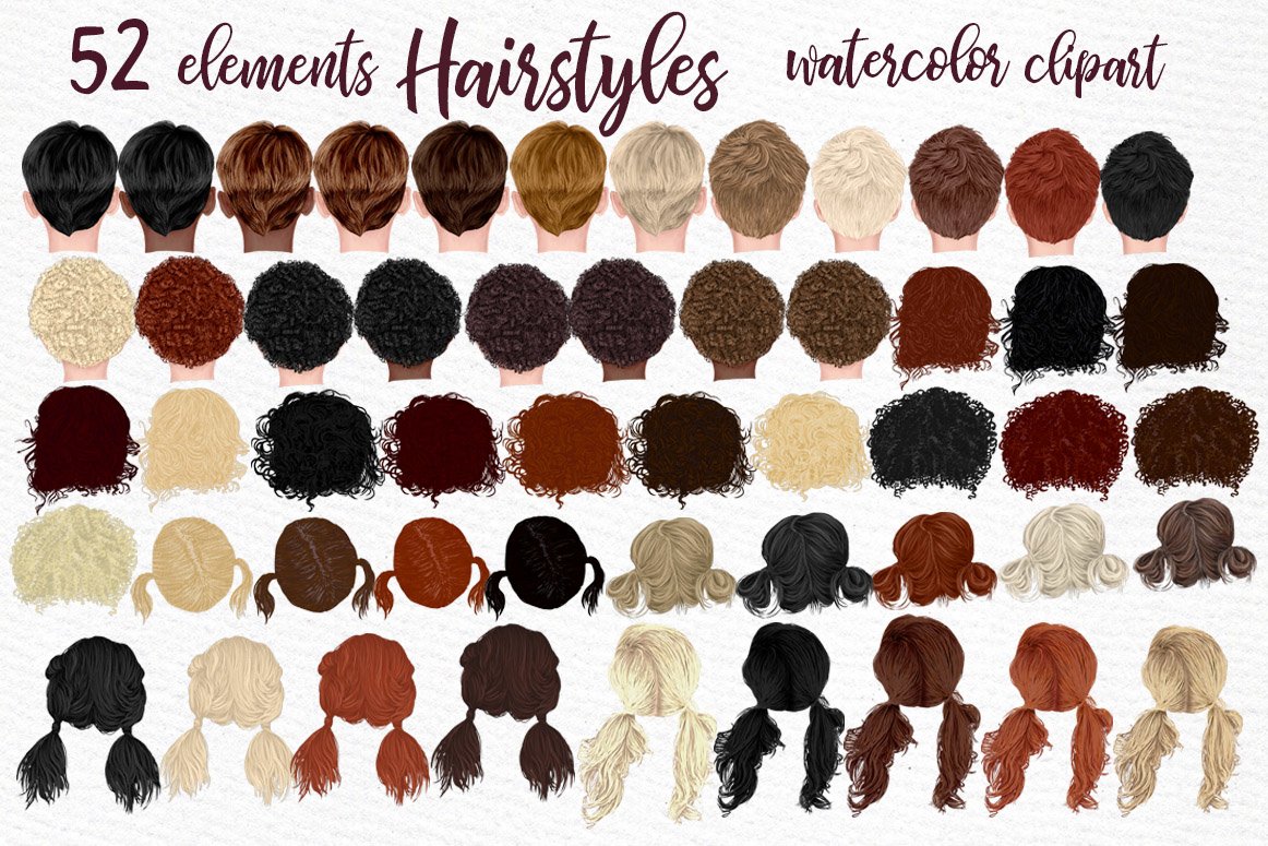 Hairstyles clipart Kids Hairstyles Custom hairstyles