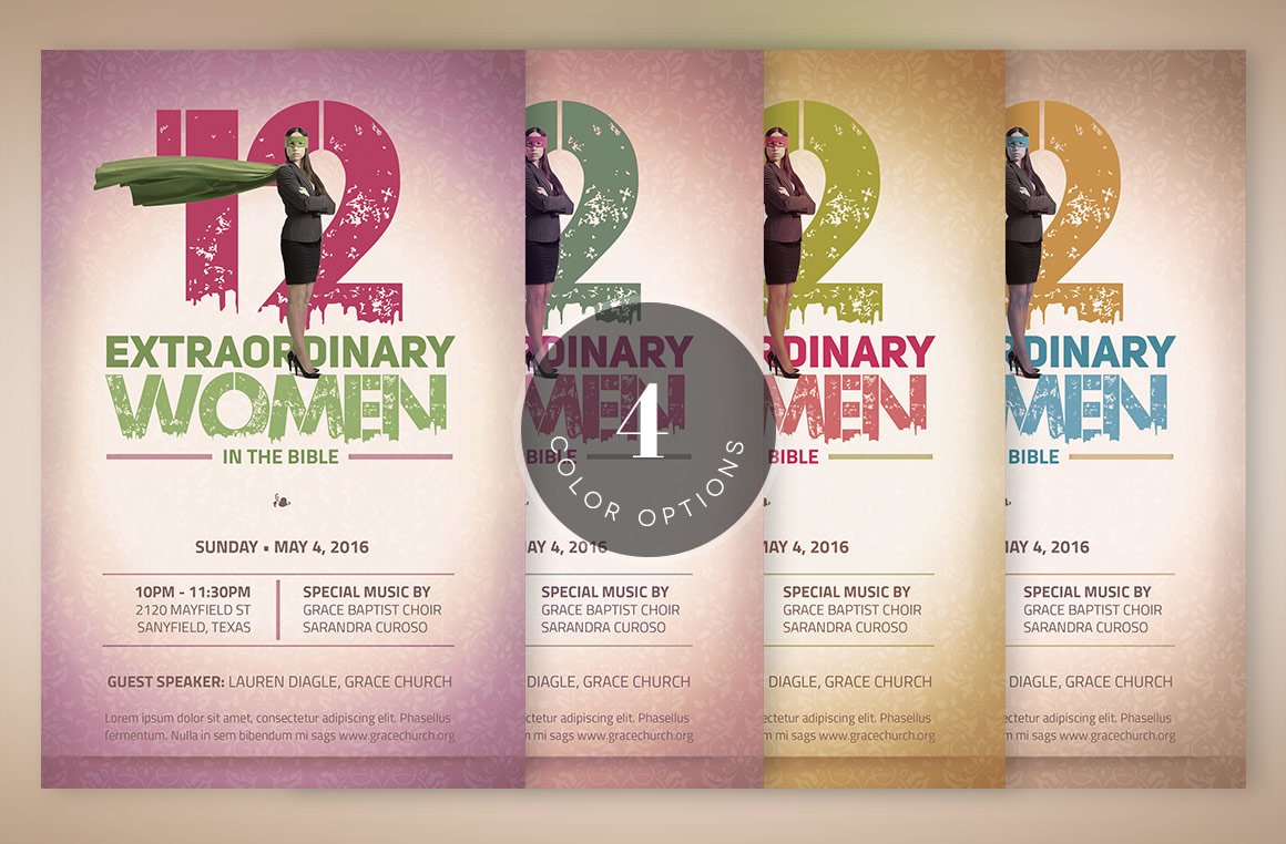Bible Study Flyer Template Free