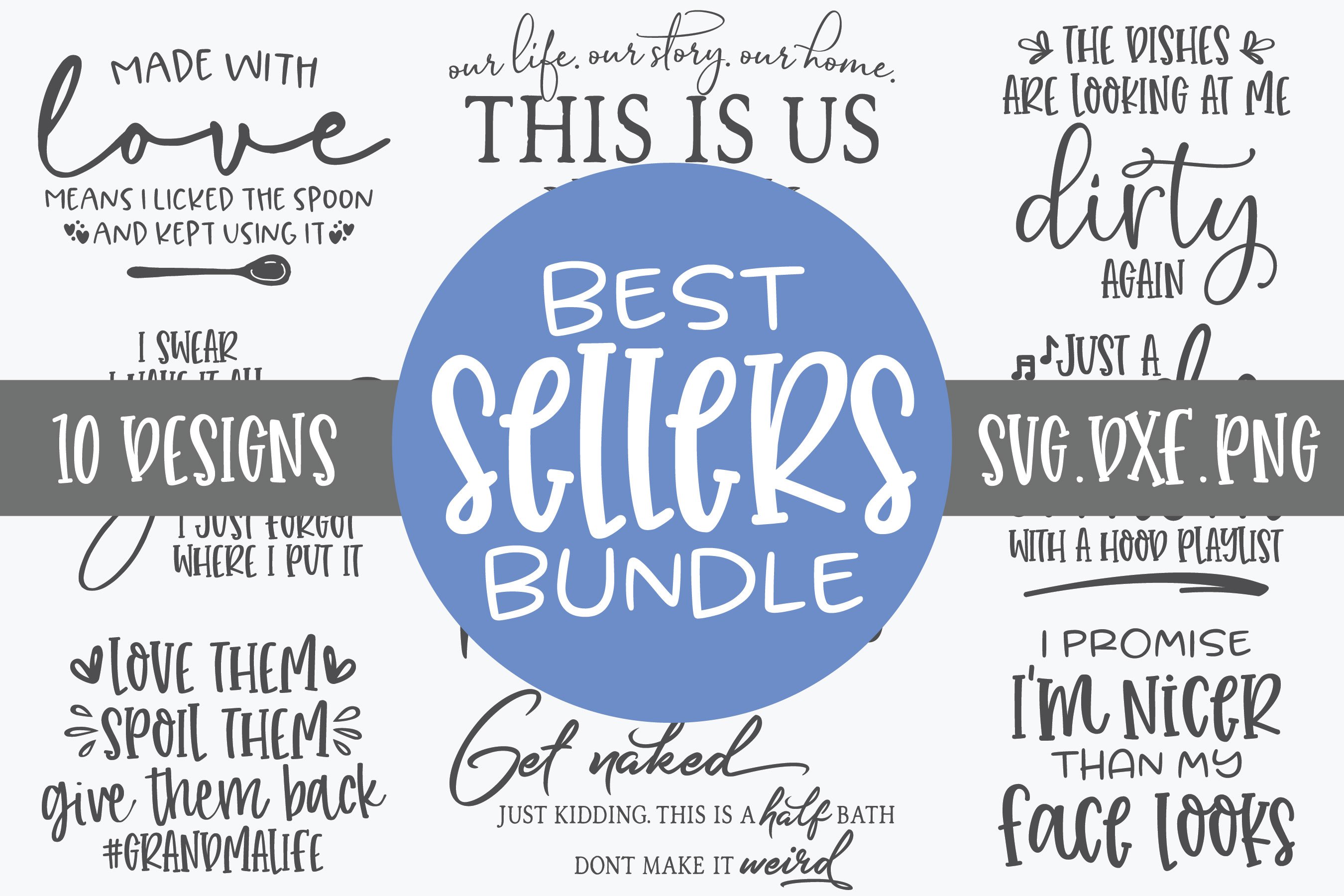 Download Best Sellers Bundle 10 Designs 470937 Cut Files Design Bundles