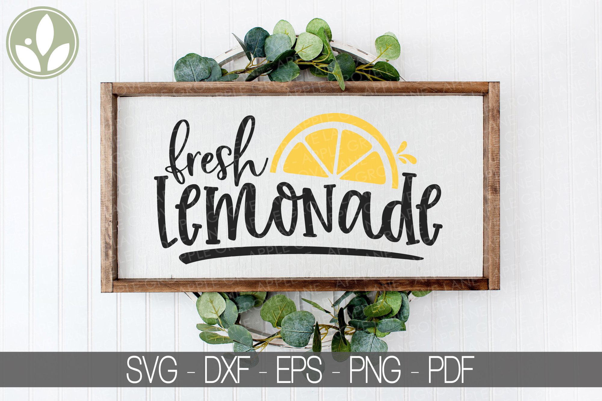 fresh Lemonade SVG lemonade stand sign art Cut file Sublimation Print Summer svg Cricut Silhouette SVG Eps Dxf Png Lemon Svg
