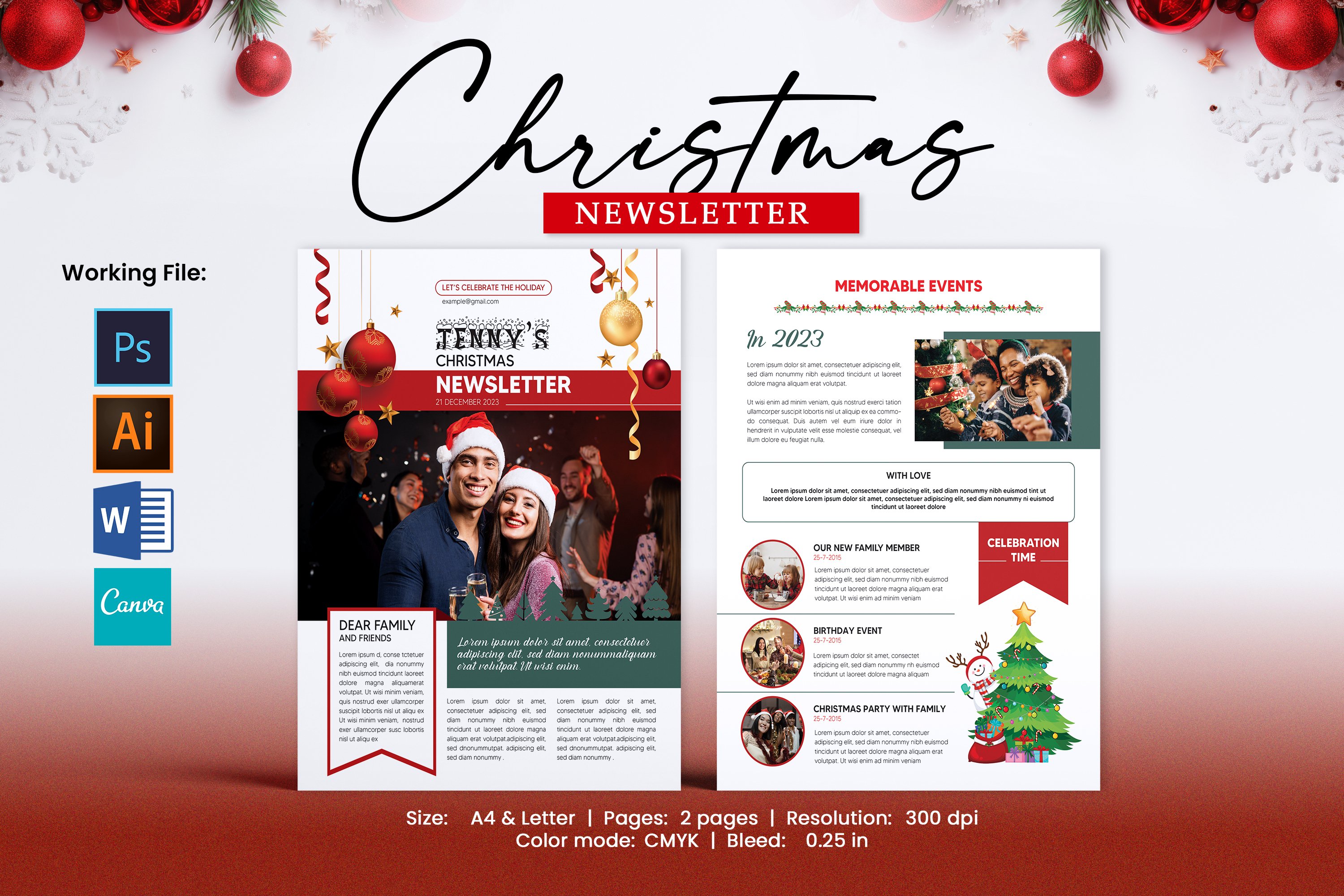 December Newsletter Template