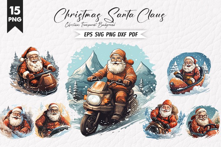 Santa Background Clipart