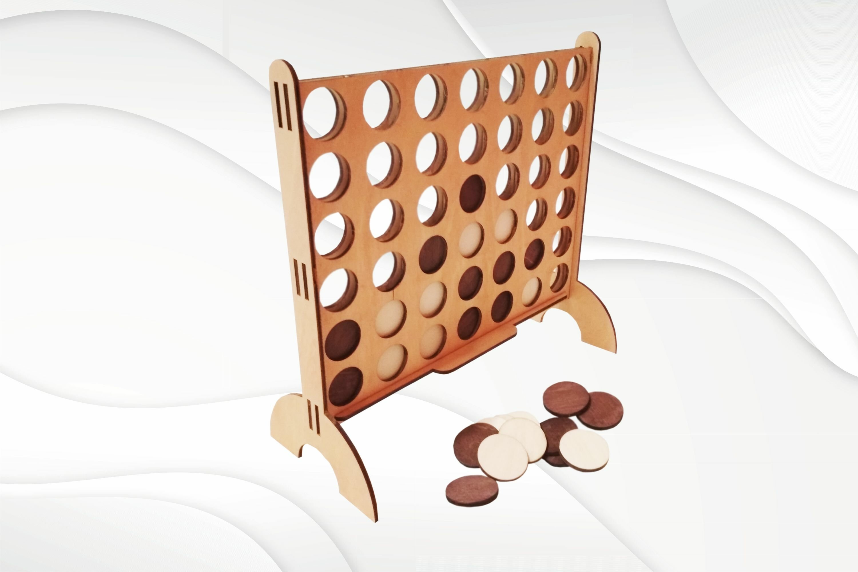 Board Game, Wood Game, Laser Cut File Graphic by