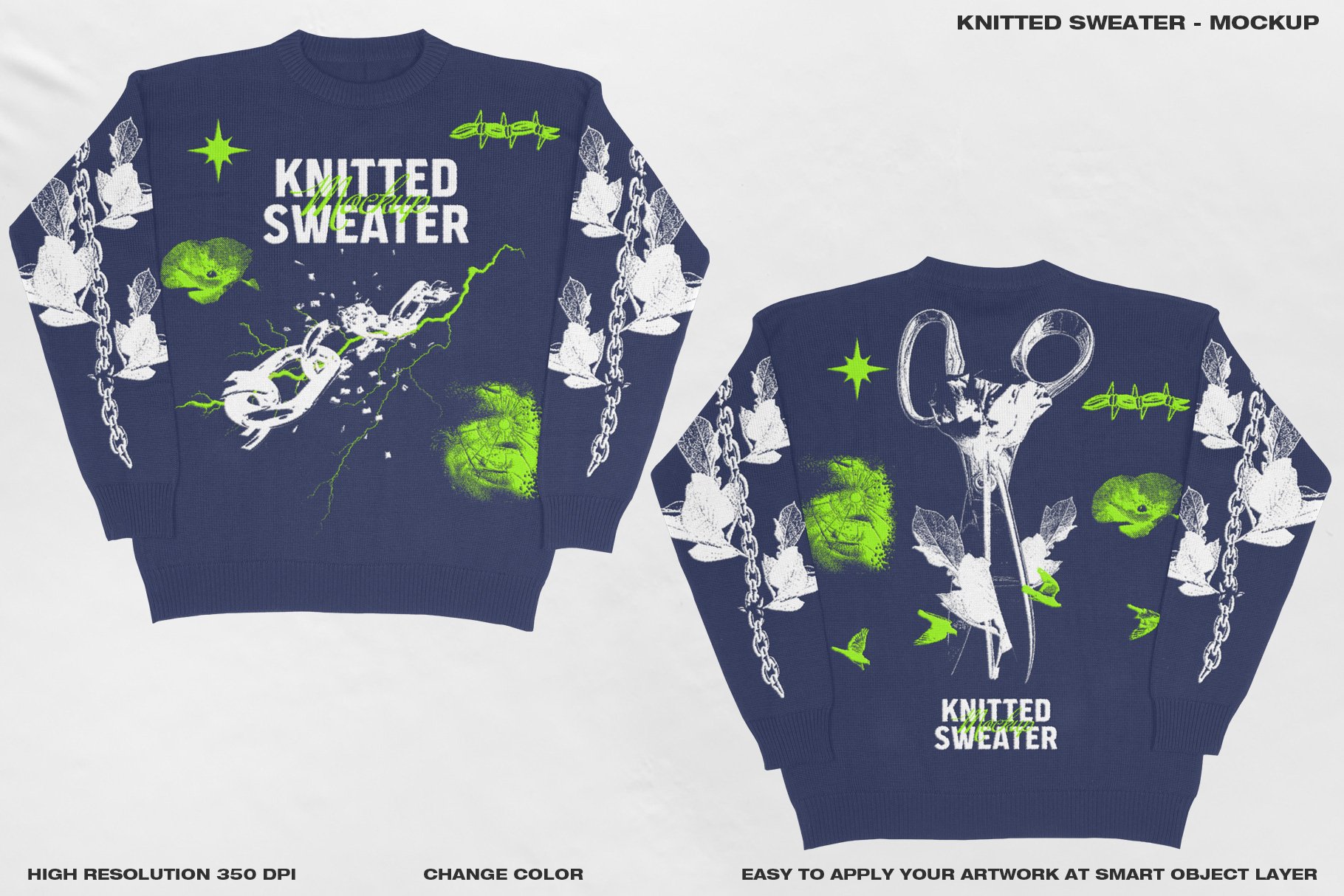 Knitted Sweater Mockup
