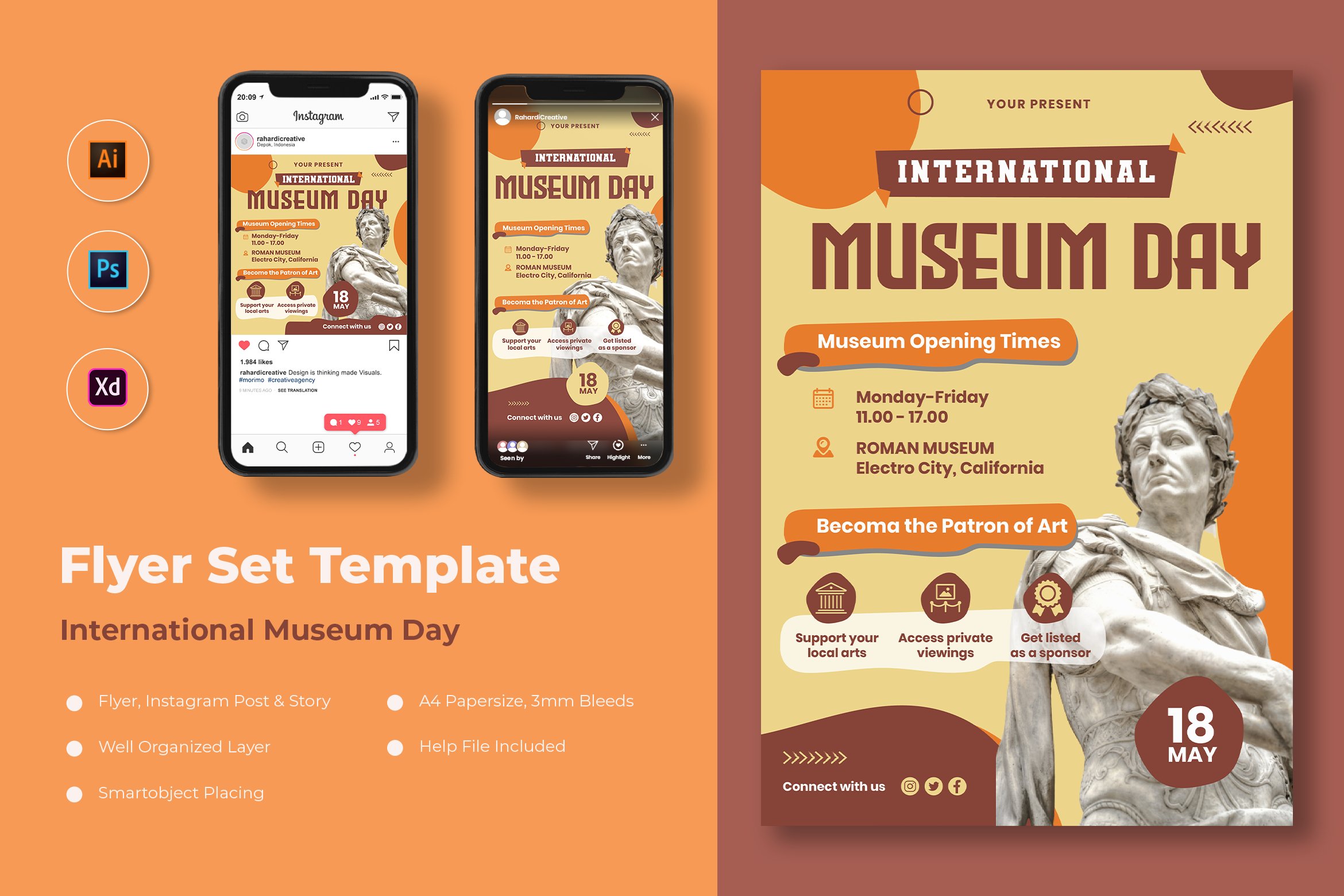Museum Flyer Design Bricr Estate: Clean And Strict Look For An