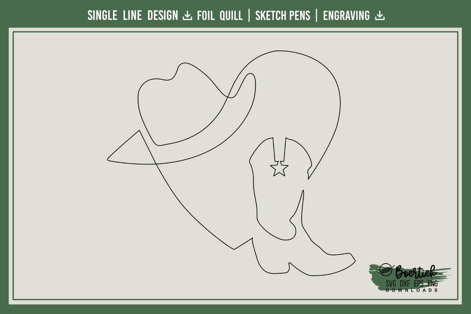 cowboy-themed-heart-design-single-line-design