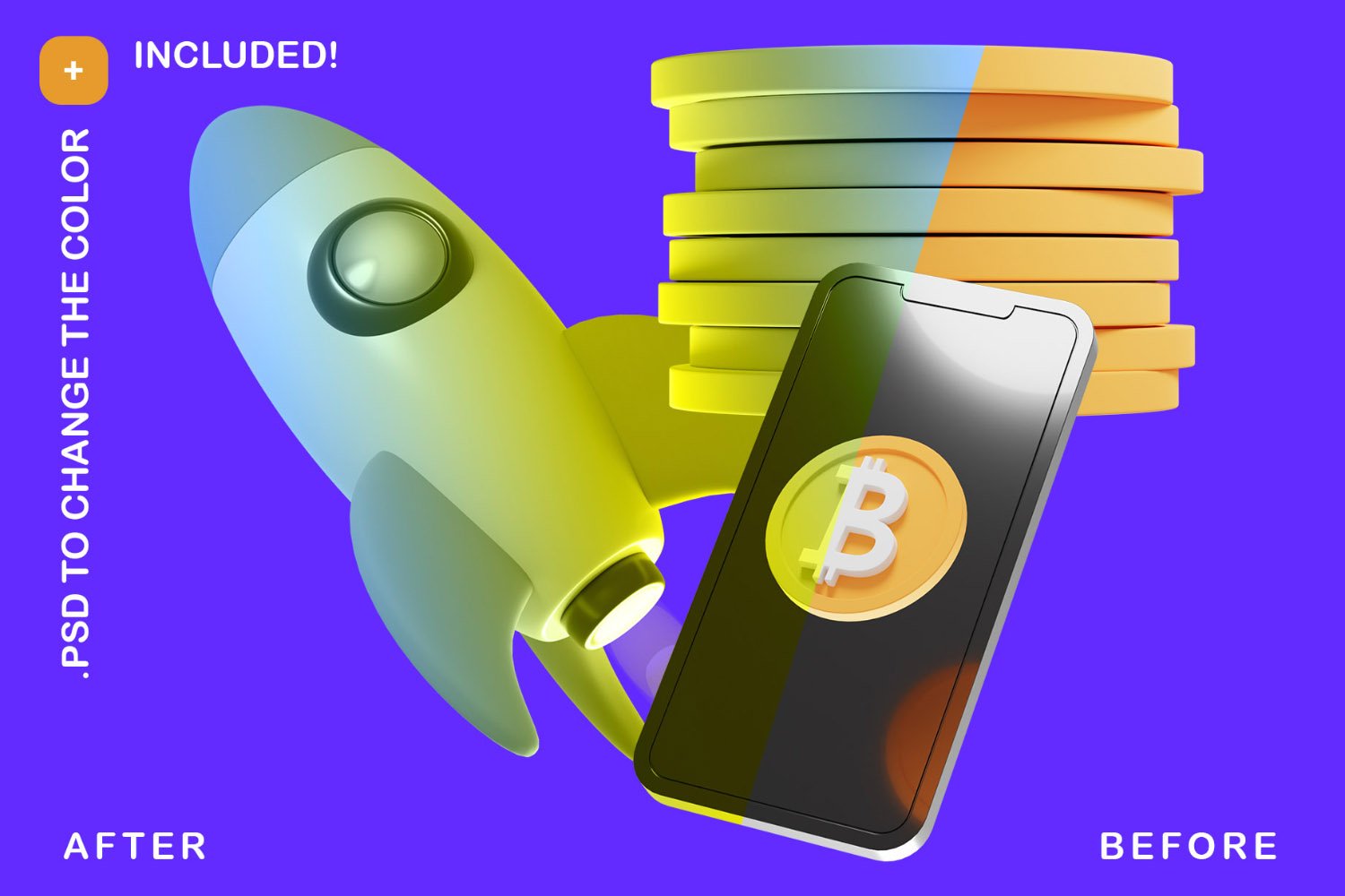 Crypto & Trading 3D Icon Set