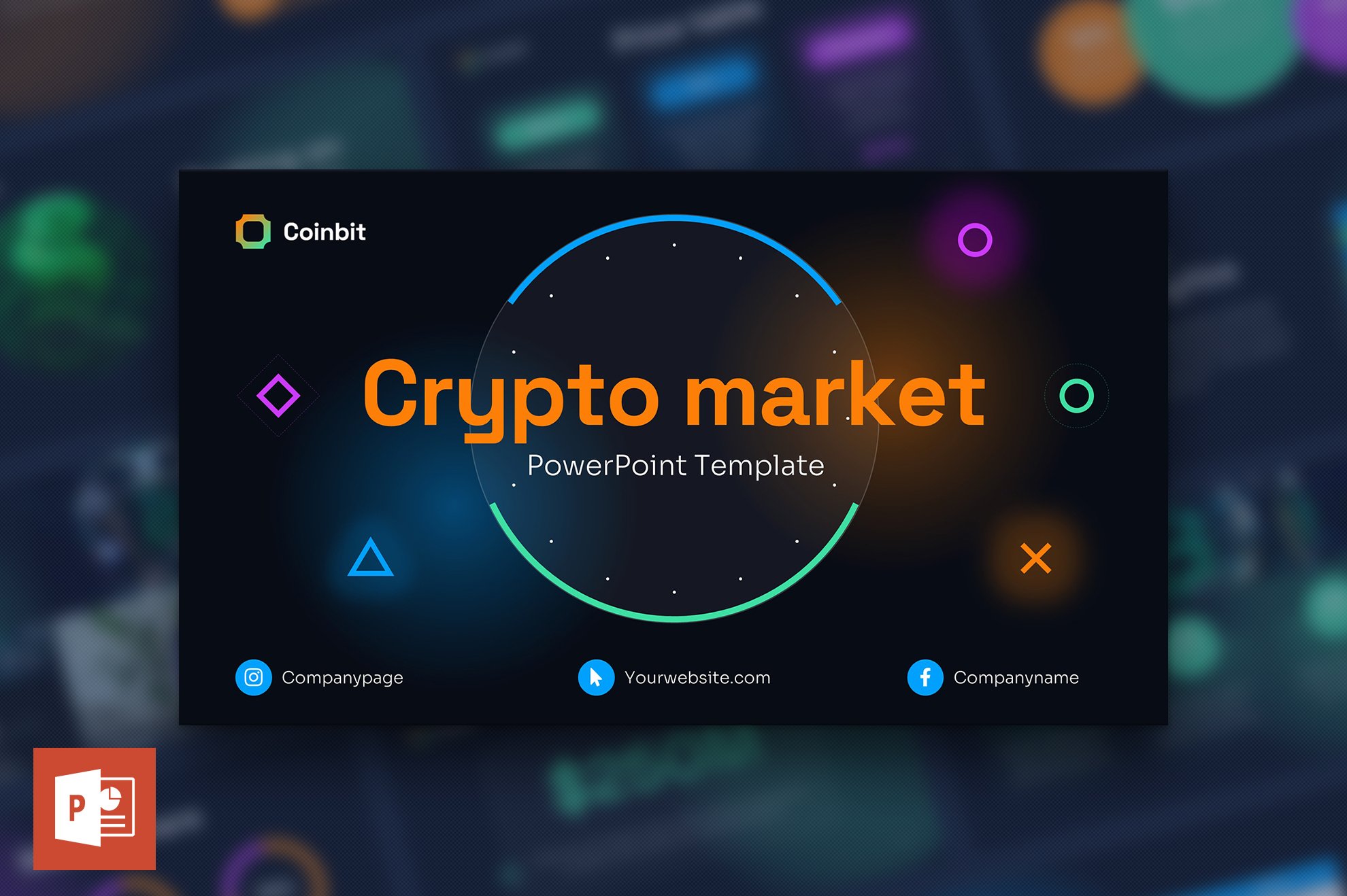 Cryptocurrency PowerPoint Presentation Template (1718447)