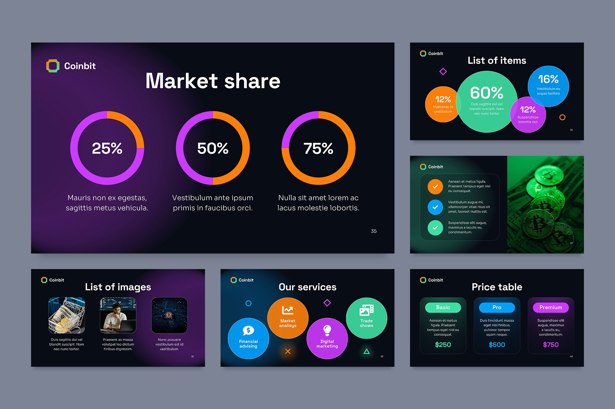Cryptocurrency PowerPoint Presentation Template (1718447)