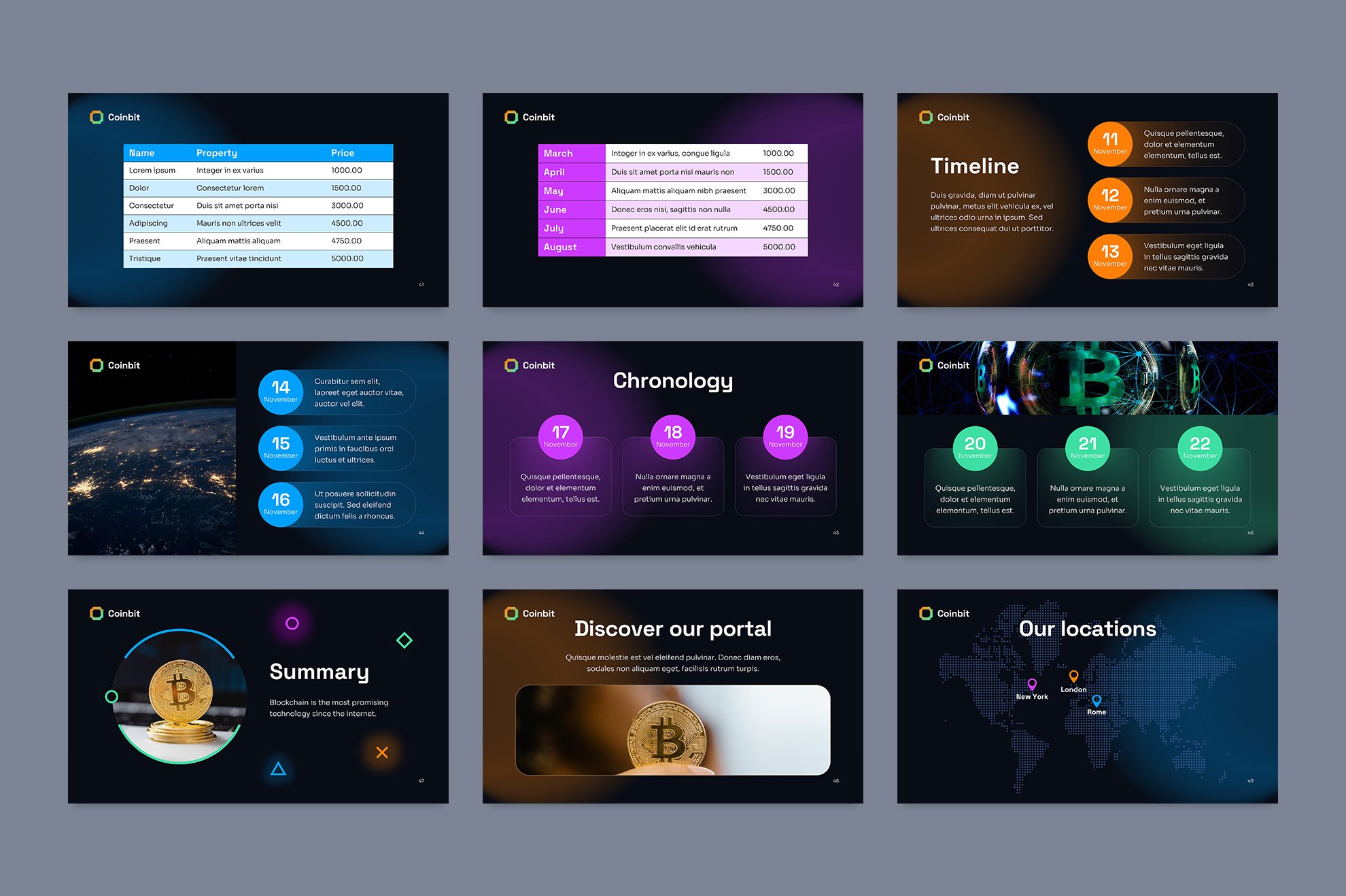 Cryptocurrency PowerPoint Presentation Template (1718447)