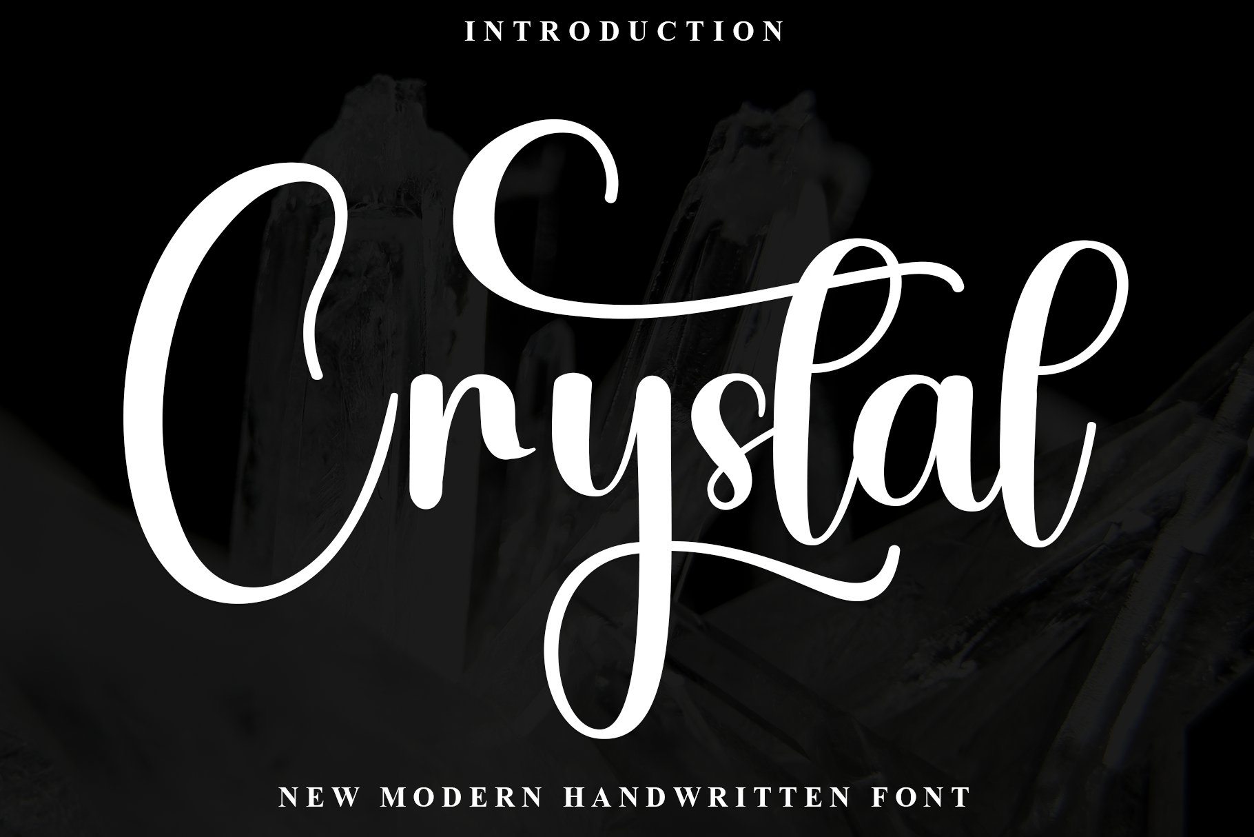 Write Crystal Crystal Name Lettering Design