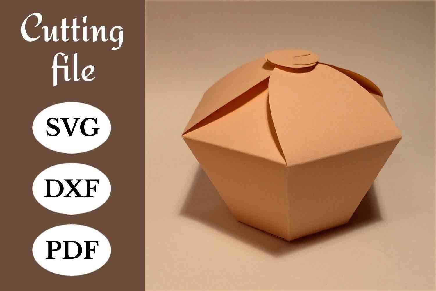Cupcake box template, cake box, printable box template, SVG