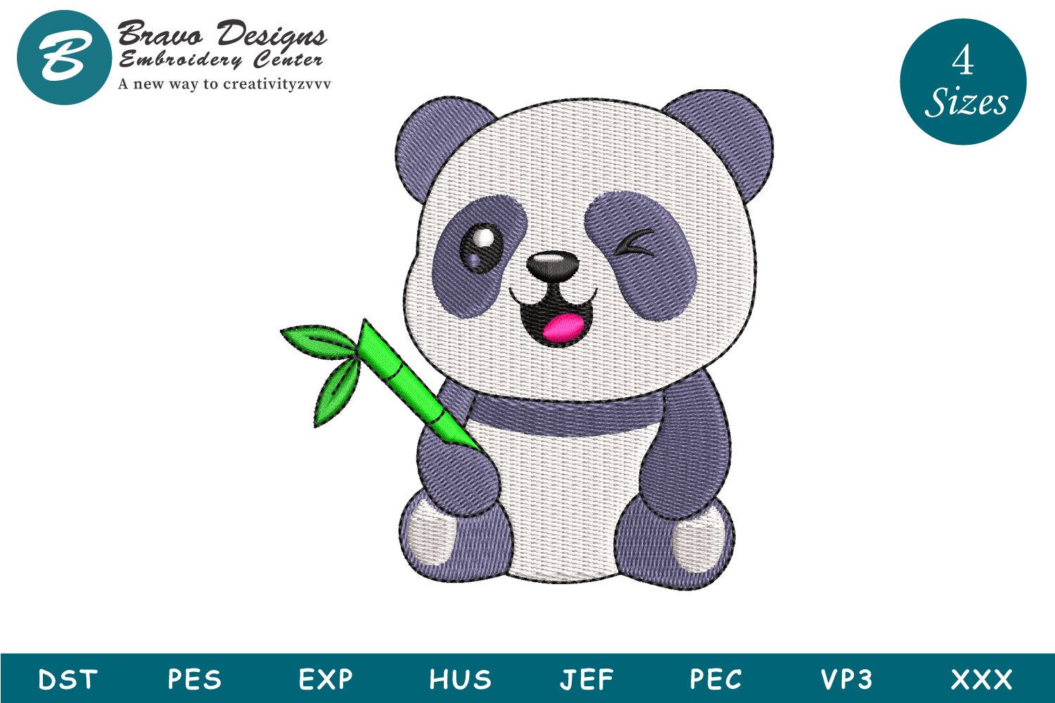 thumbnail image 2 of Panda Applique Patch, 1.75" (Iron On) | Animal Badges | Bears 2 of 12