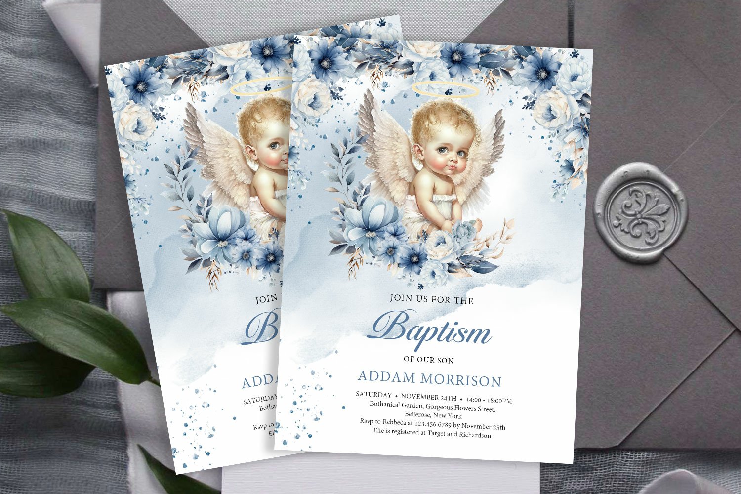 Sent Invatation Baby Shower Invitations With Angel Wings Angel Wings Invitation