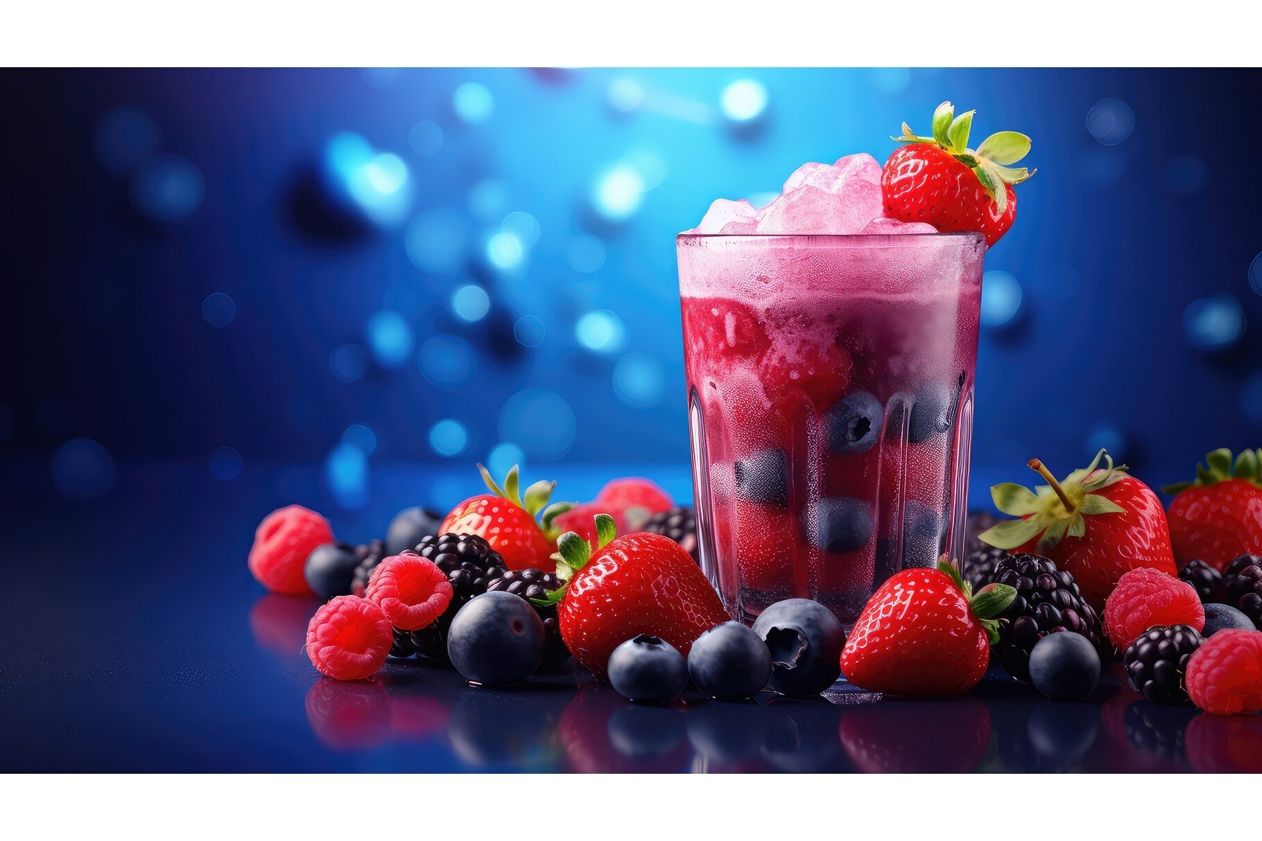 Colorful healthy drink