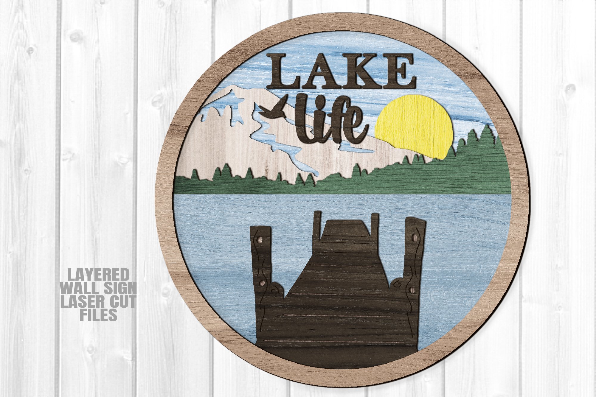 Lake Life Wording-Laser Cut Lake Life Sign-Lake Life Sign