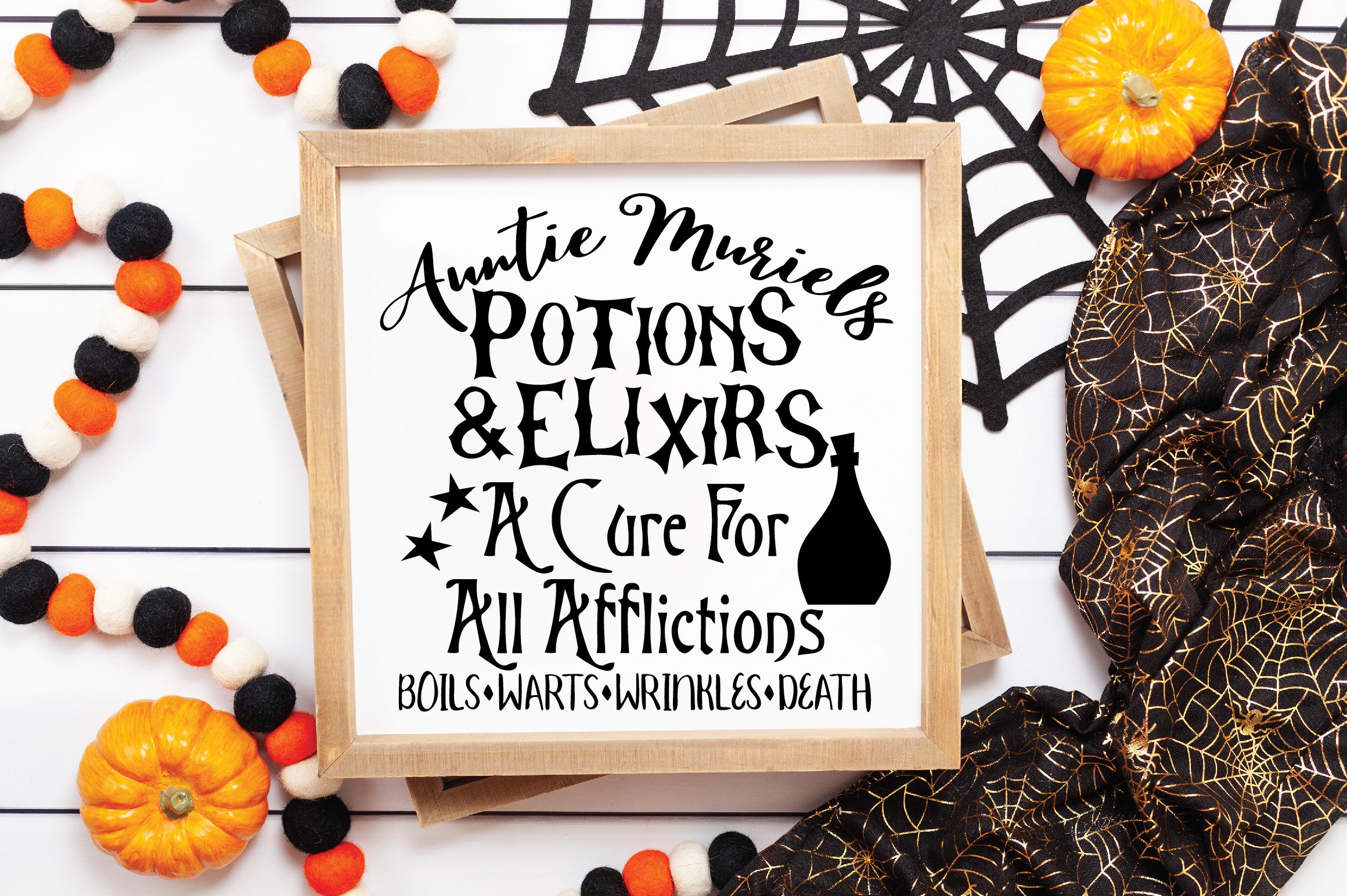 Potions & Elixirs SVG Cut File Halloween SVG PNG EPS DXF (307009