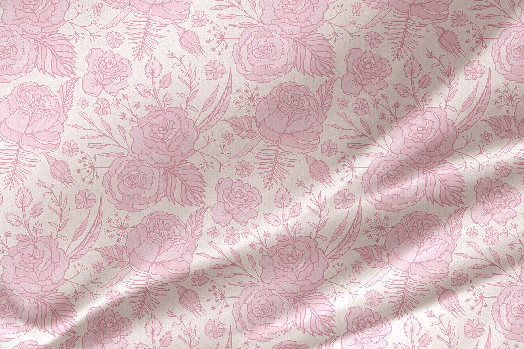 Rose Flower Patterns & Clipart (478153) Illustrations Design Bundles