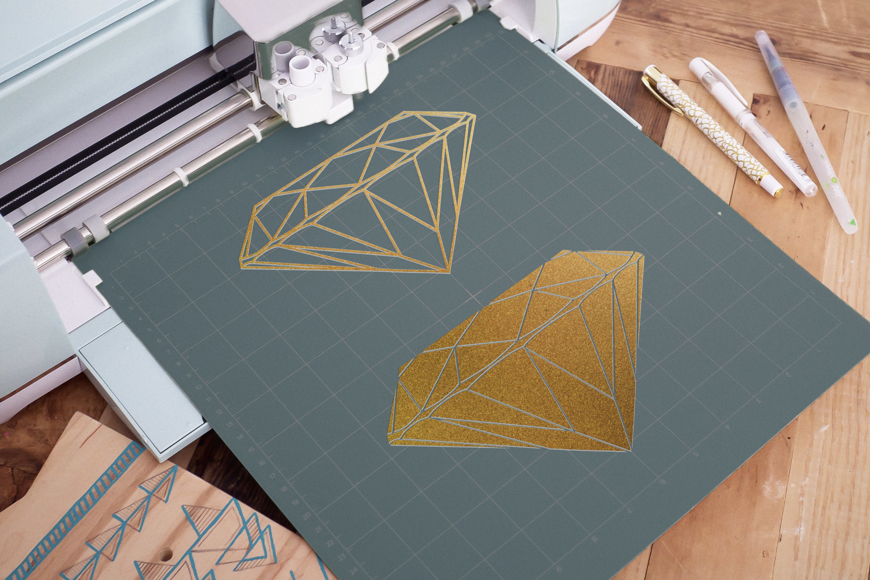 Diamond SVG, Diamond Cut file (417524) Cut Files Design Bundles