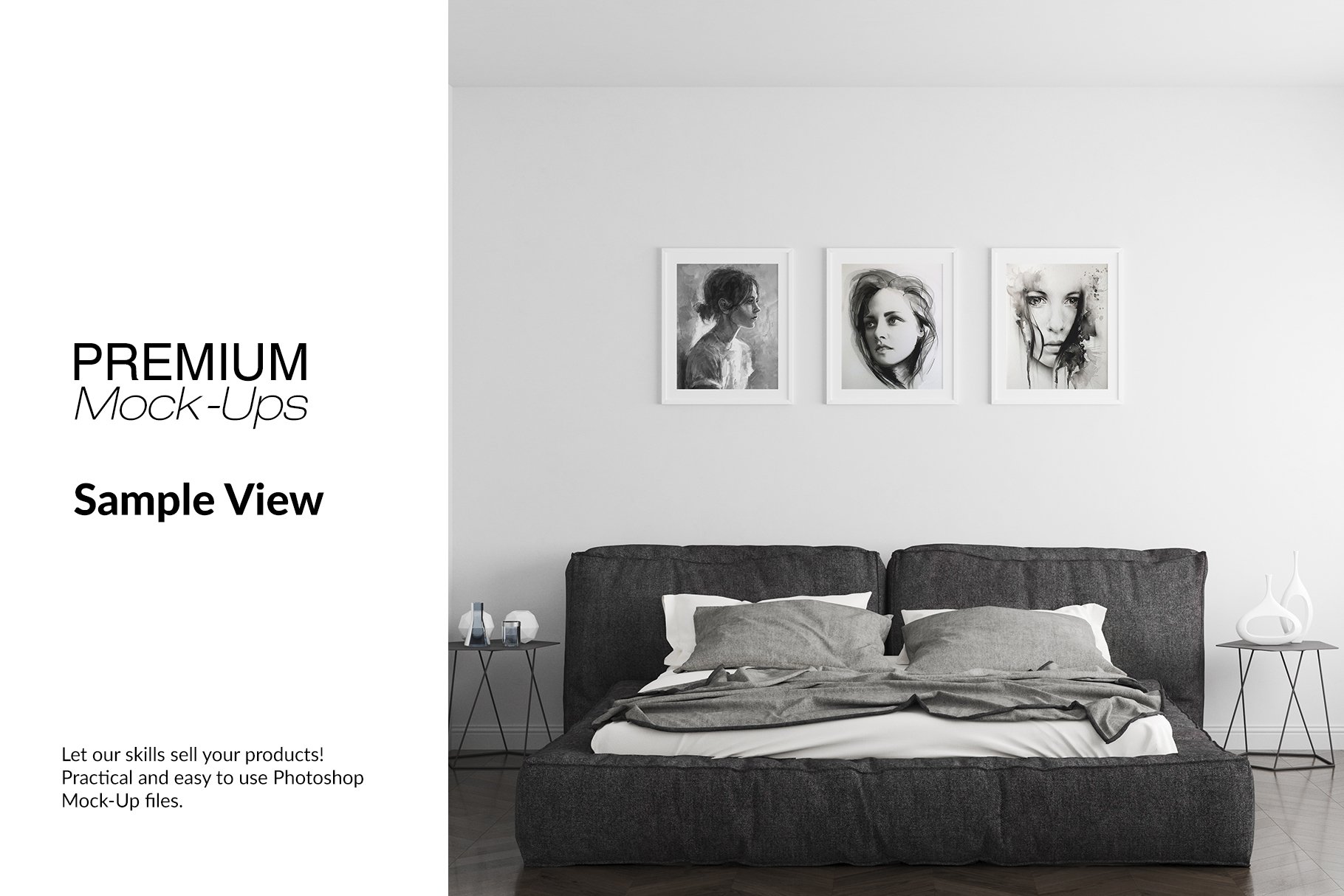 Bedroom Frames and Wall Set