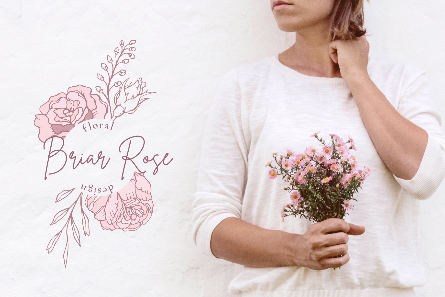 Rose Flower Patterns & Clipart (478153) Illustrations Design Bundles