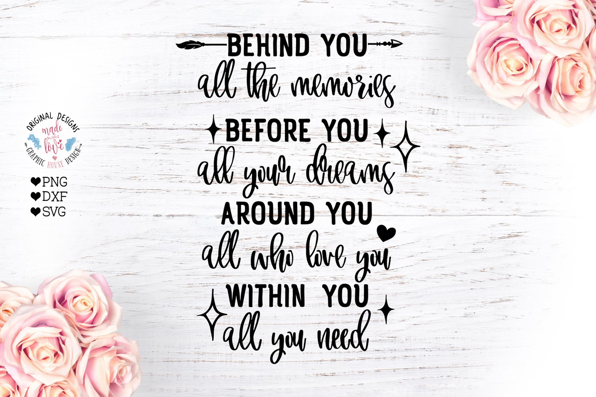 Behind you all the memories - Graduation Cut File (611009) | Cut Files