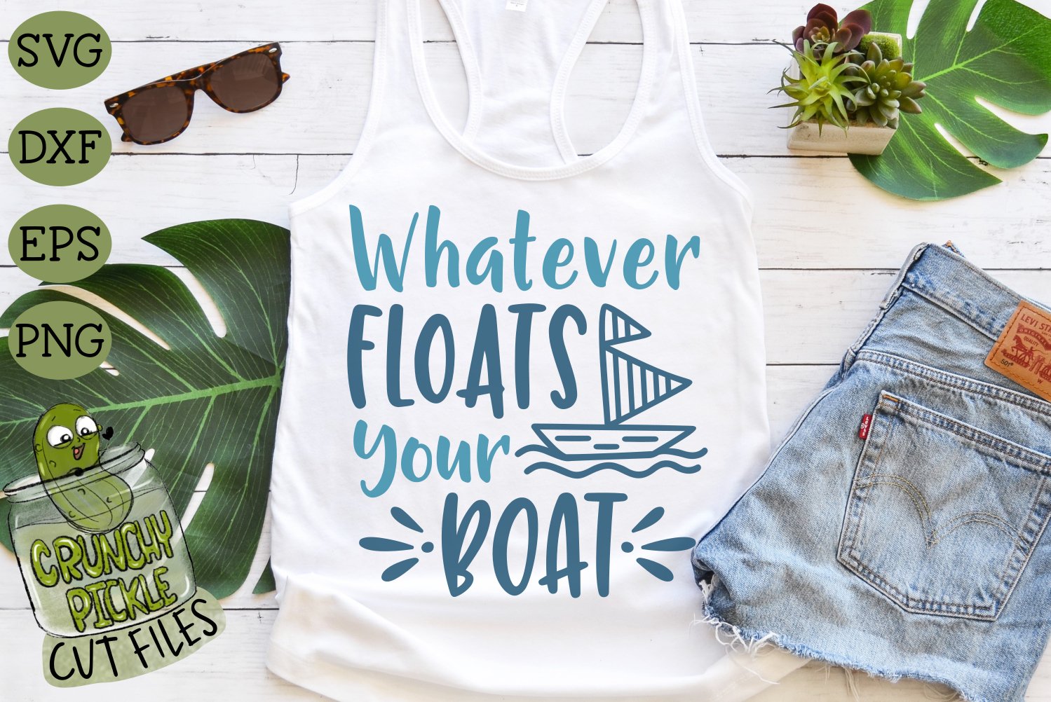Whatever Floats Your Boat SVG Cut File (567138) Cut Files Design