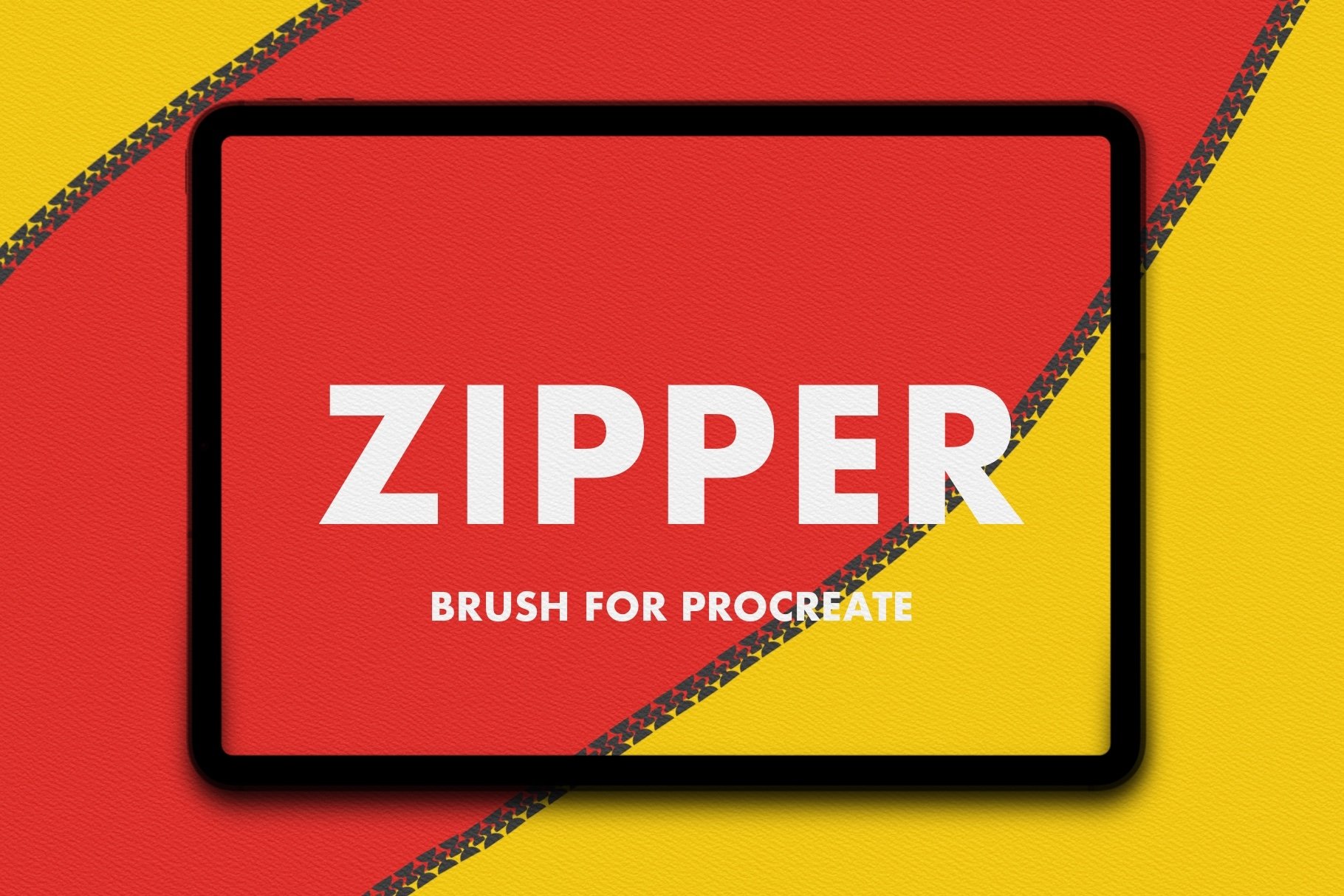 Zipper Procreate Brush