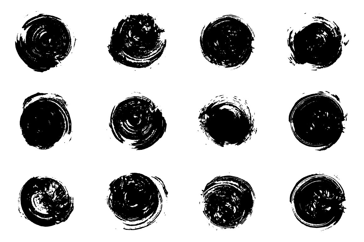 Download 24 Grungy Circles 11114 Illustrations Design Bundles