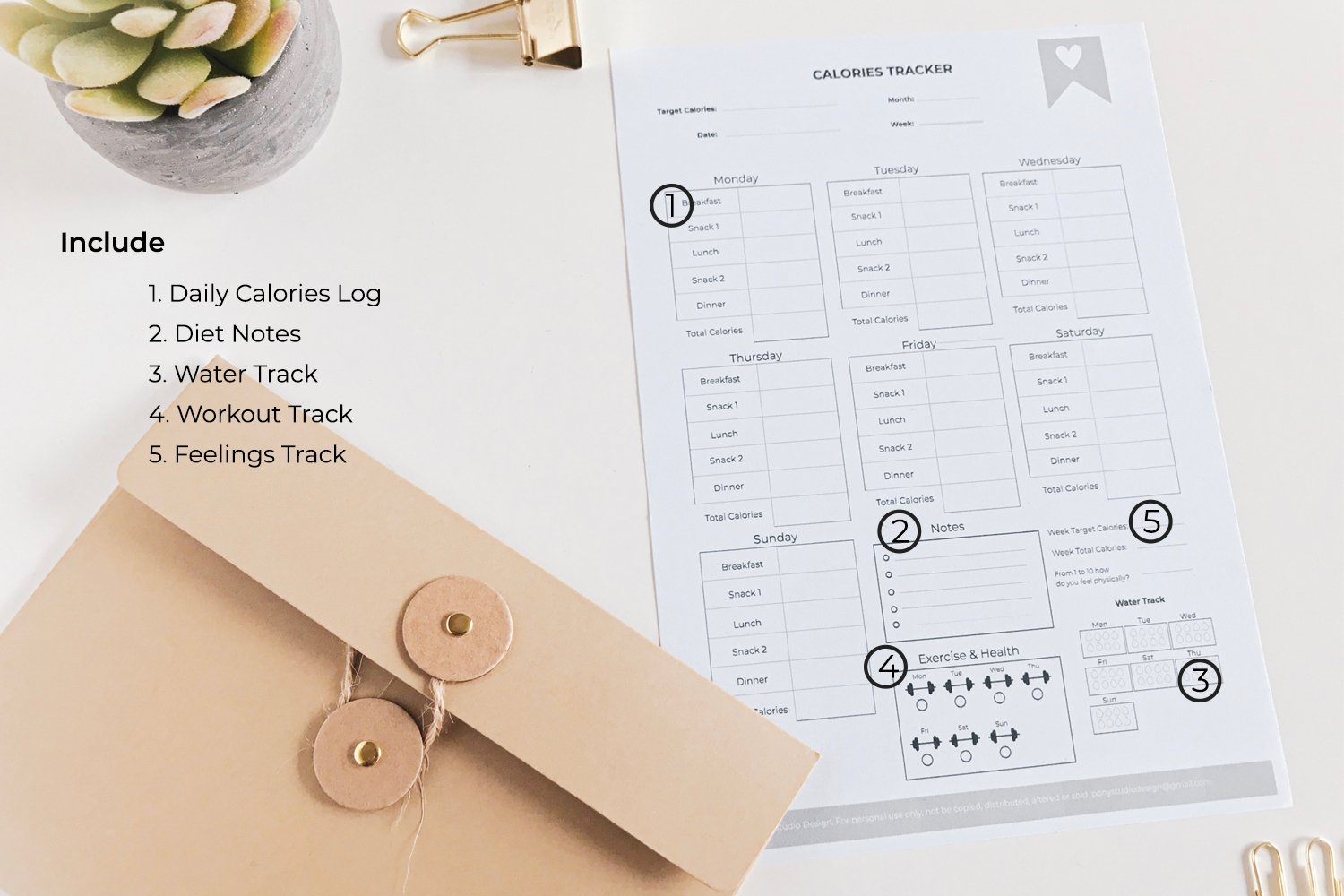 Fitness Tracker Calories Counter (288847) Digital Design Bundles