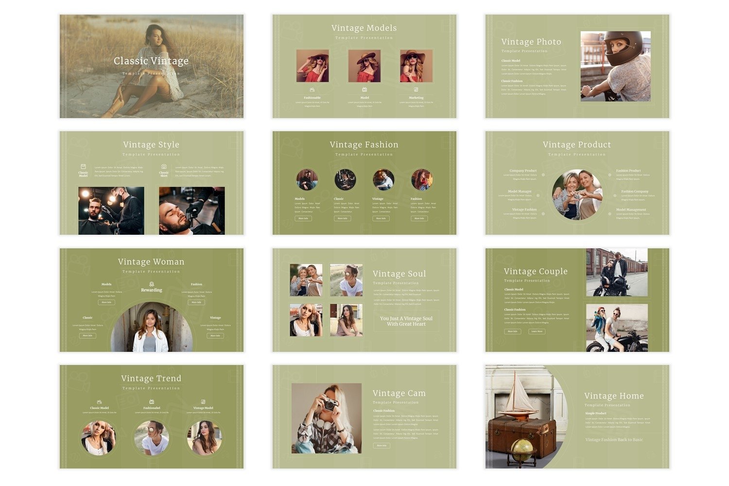 Classic Vintage Google Slide Template