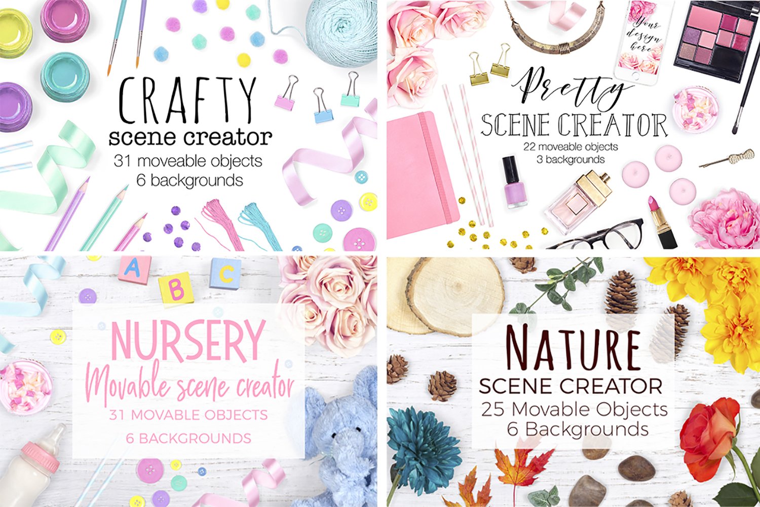 The HUGE Scene Creator Bundle (213823) | Scene Creators | Design Bundles