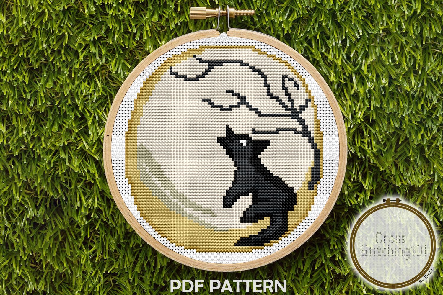 Dimensions Pair Of Wolves Cross Stitch Kit - 16 Count Grey Aida 7x5\" Winter Scene