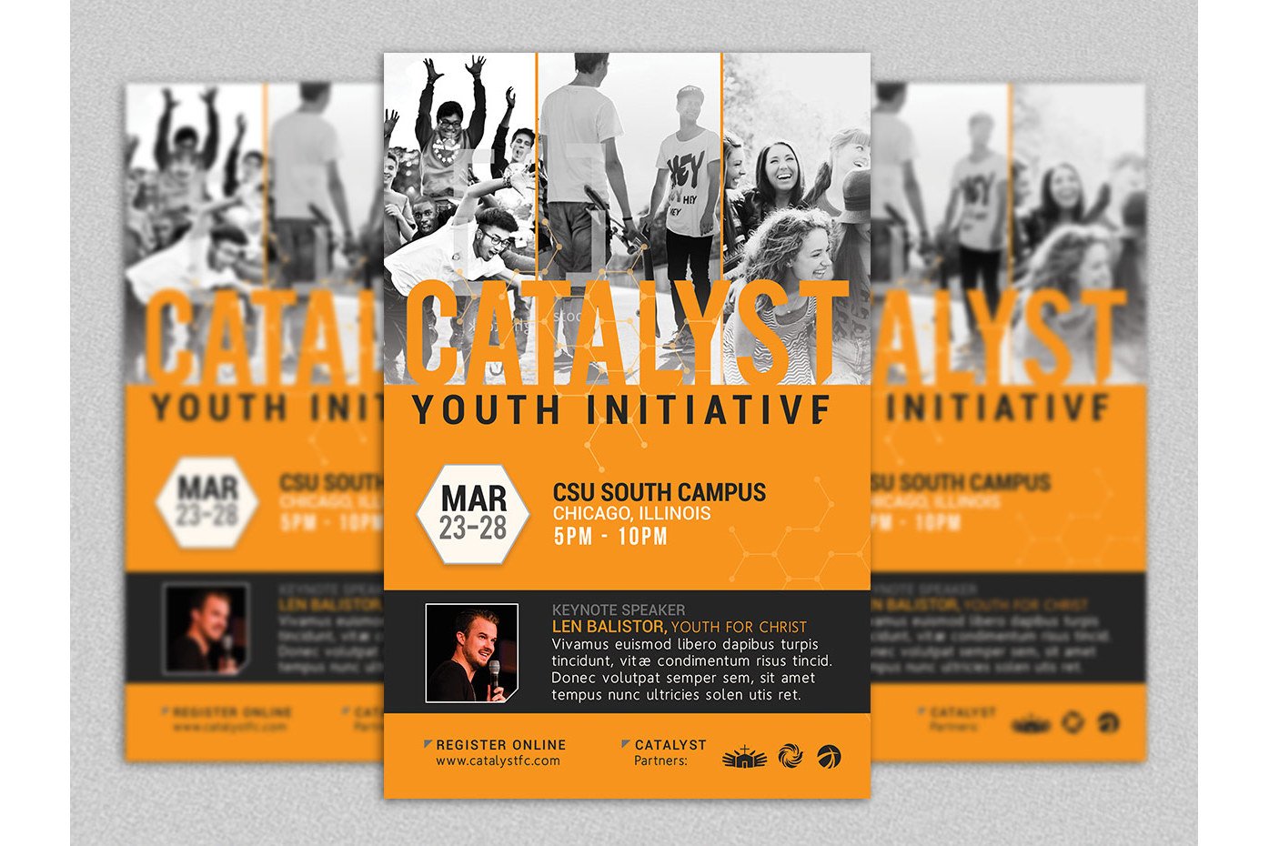 Youth Summit Flyer Template (3378) Flyers Design Bundles