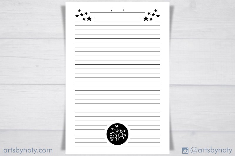 Little star Journal for KDP interior printable 3. (907168) | Inserts ...