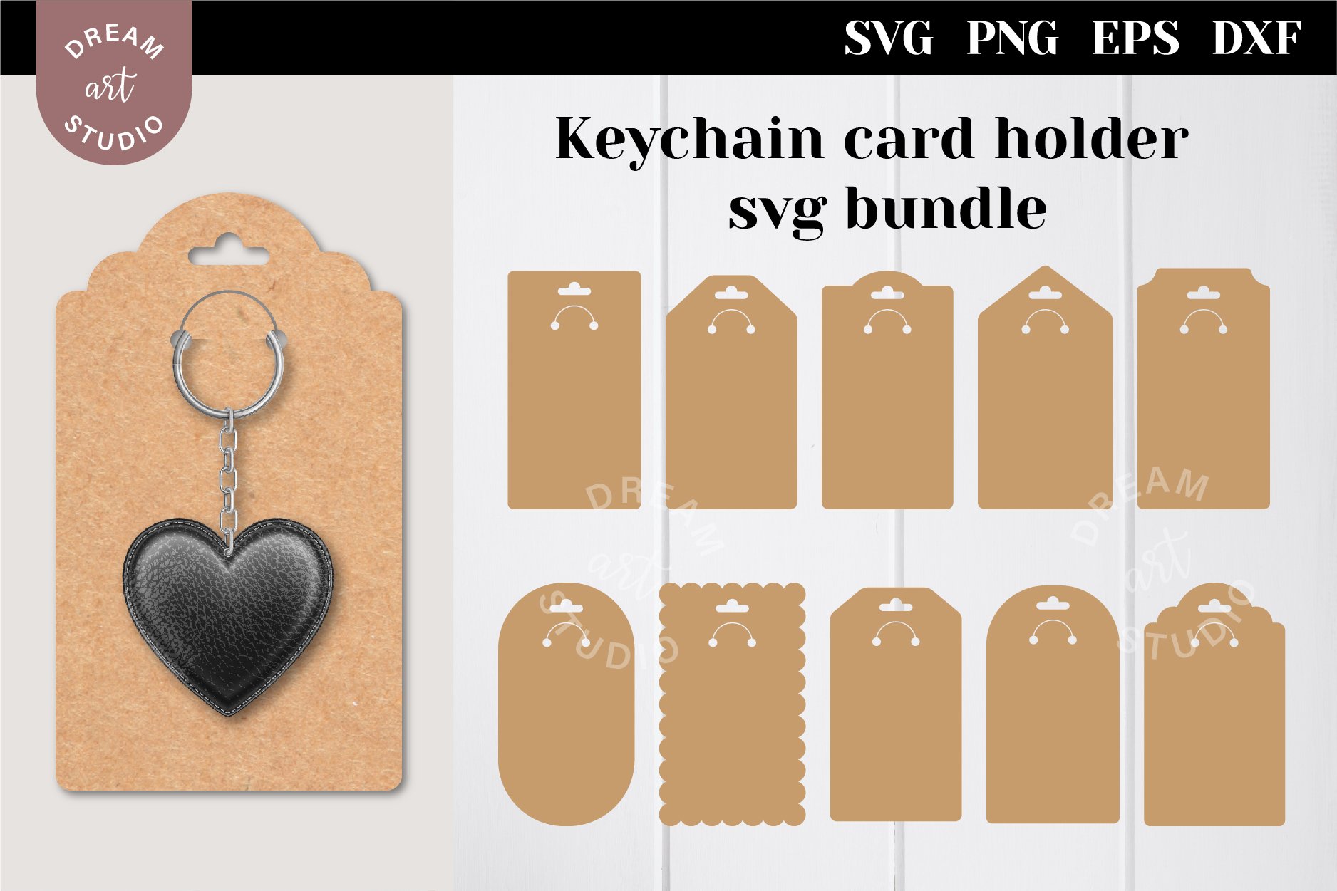 Keychain card holder svg bundle Keyring holder card svg png (1929457) |  SVGs | Design Bundles
