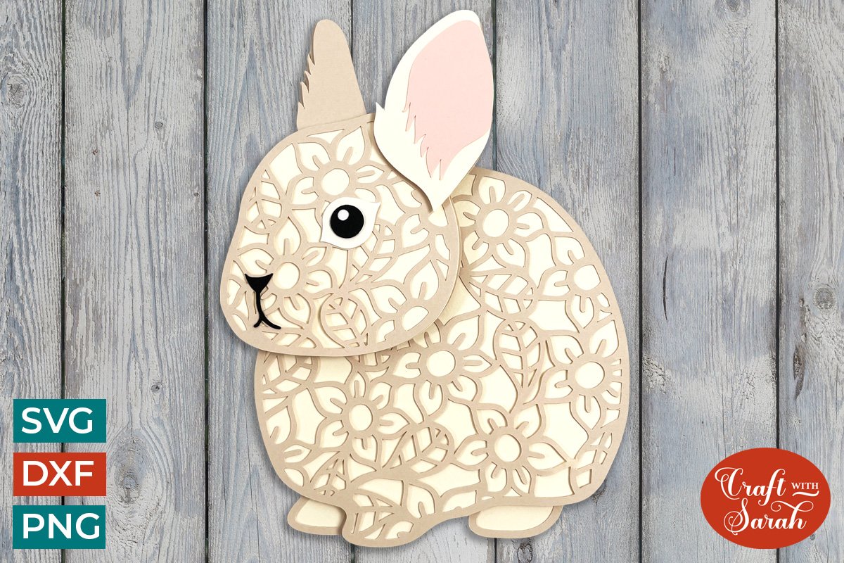 Rabbit-PaperCutting-ページ Papercutting Chinese paper cutting Rabbit, Red Rabbit