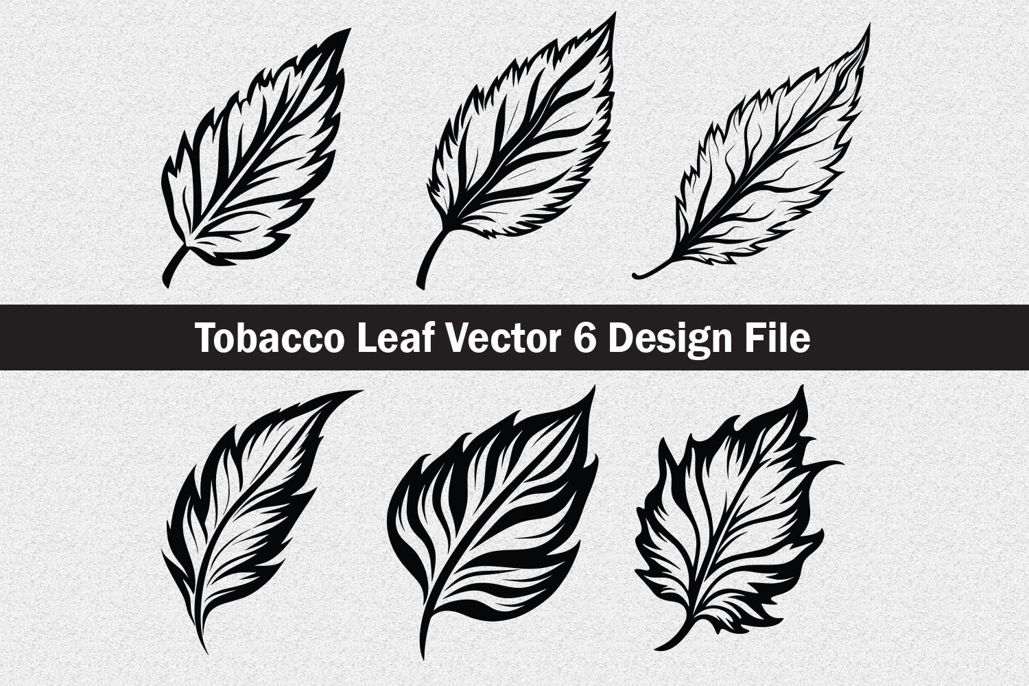 Tobacco Leaf vector Silhouette Svg file (3989781)