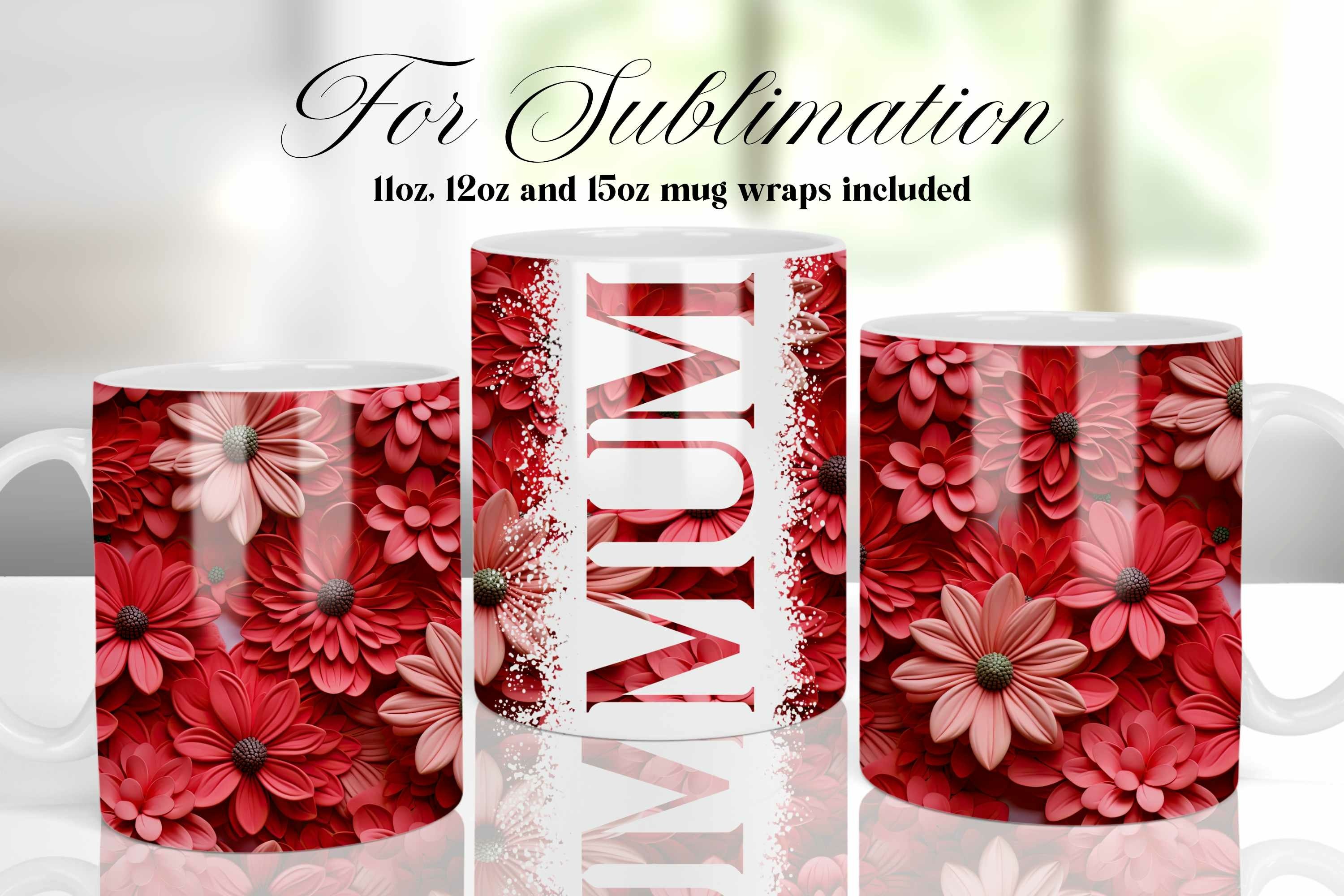 Coffee Mug Sublimation Design, 11oz 12oz 15oz Coffee Mug PNG