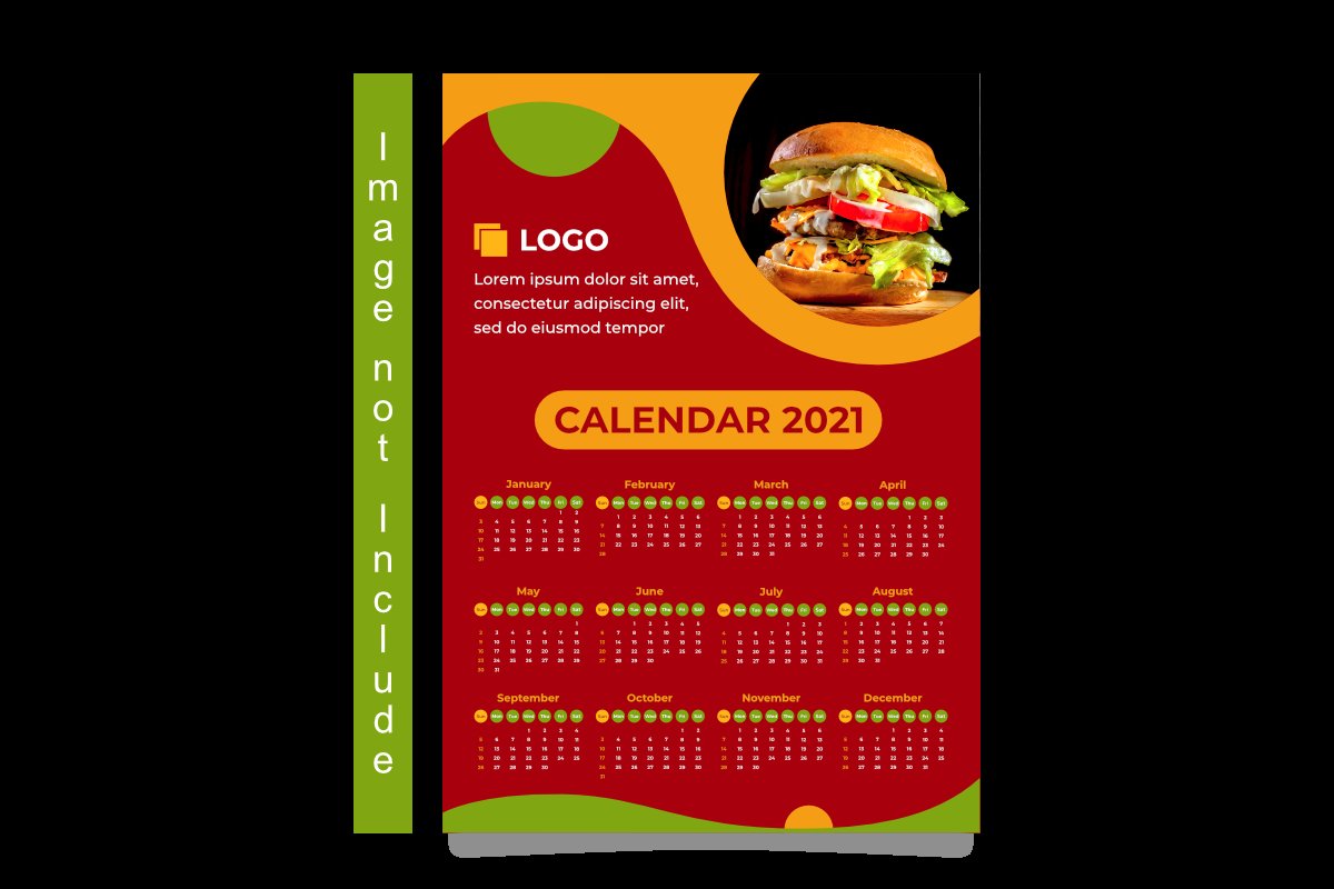 A3 Size Calendar Template 2021 (1102774) | Customizable Templates ...