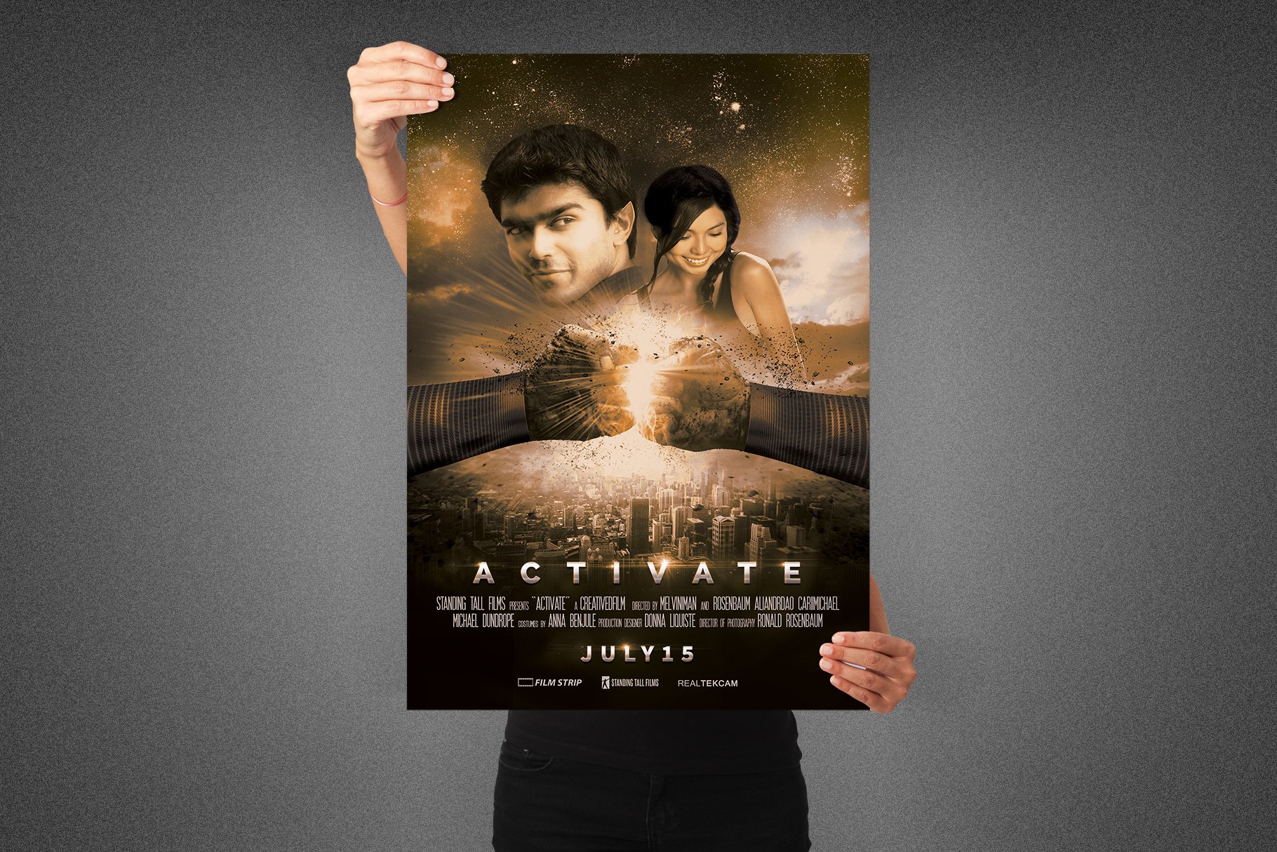 Activate Movie Poster Template 3022 Flyers Design Bundles