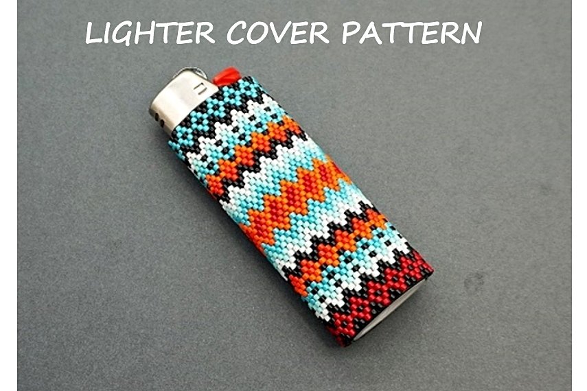 Lighter Case Pattern Ethnic Lighter Cover Beaded Beading lighter-case-pattern-ethnic-lighter-cover-beaded-beading