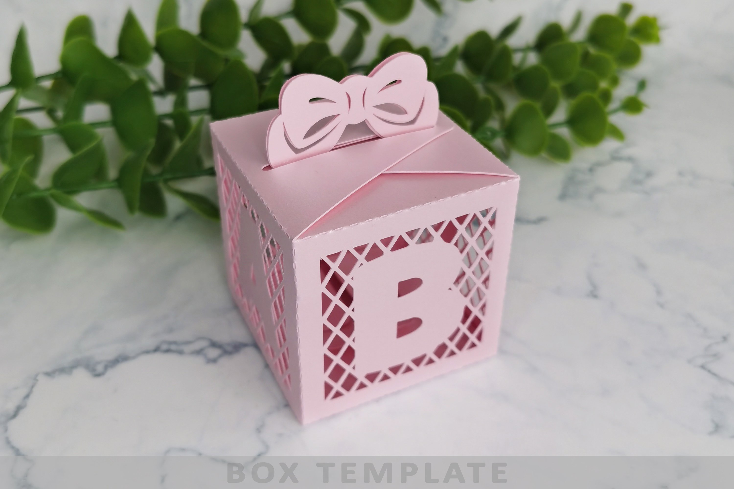 Baby shower favor boxes templates (1039920) Cut Files Design Bundles