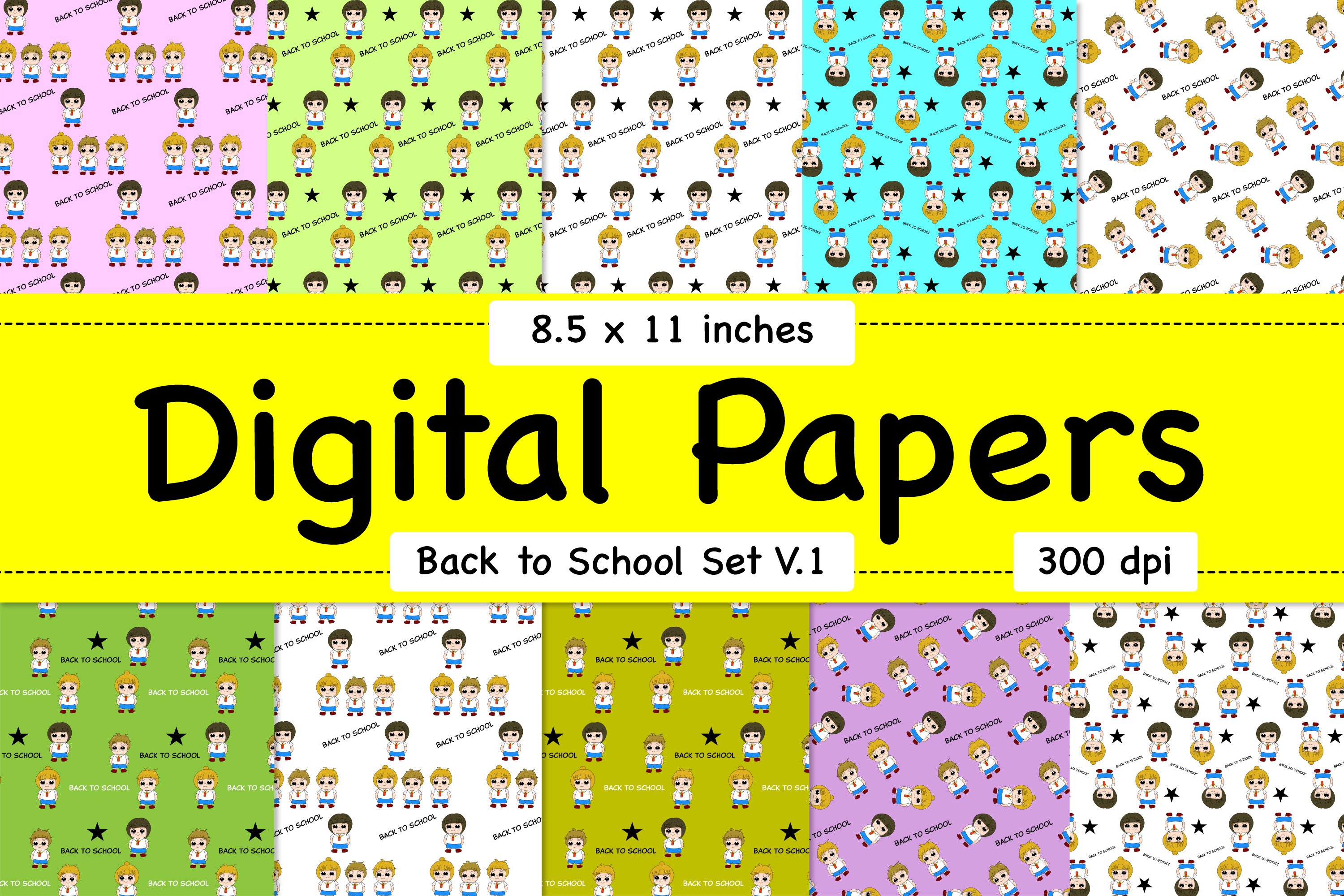 Cute Scrapbook Paper Designs School